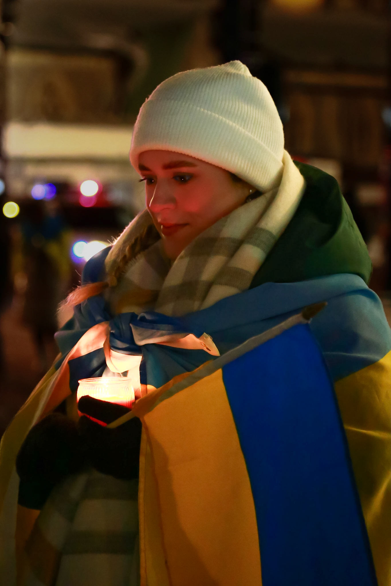 Les lanternes symbolisant la flamme de la resistance