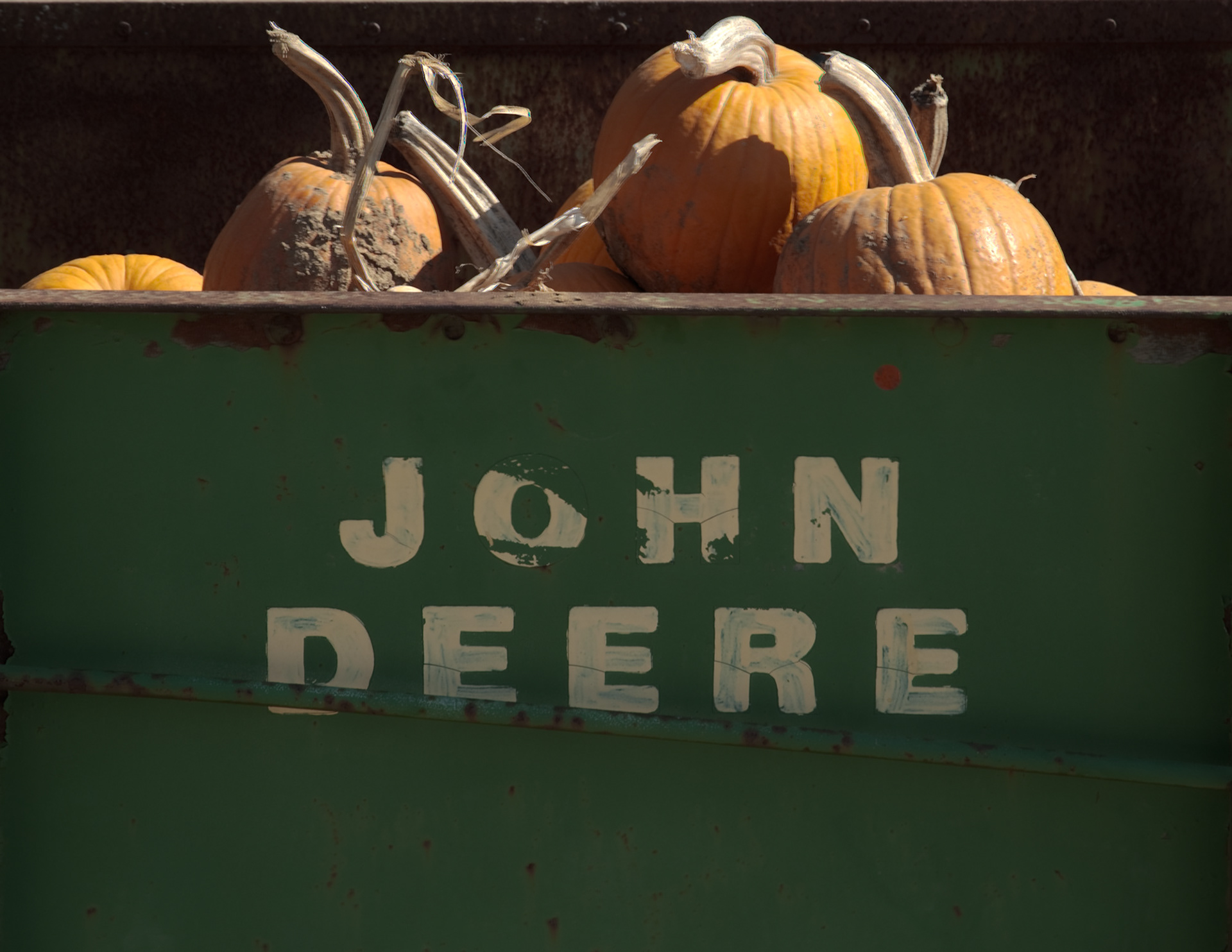 John Deere pumpkins