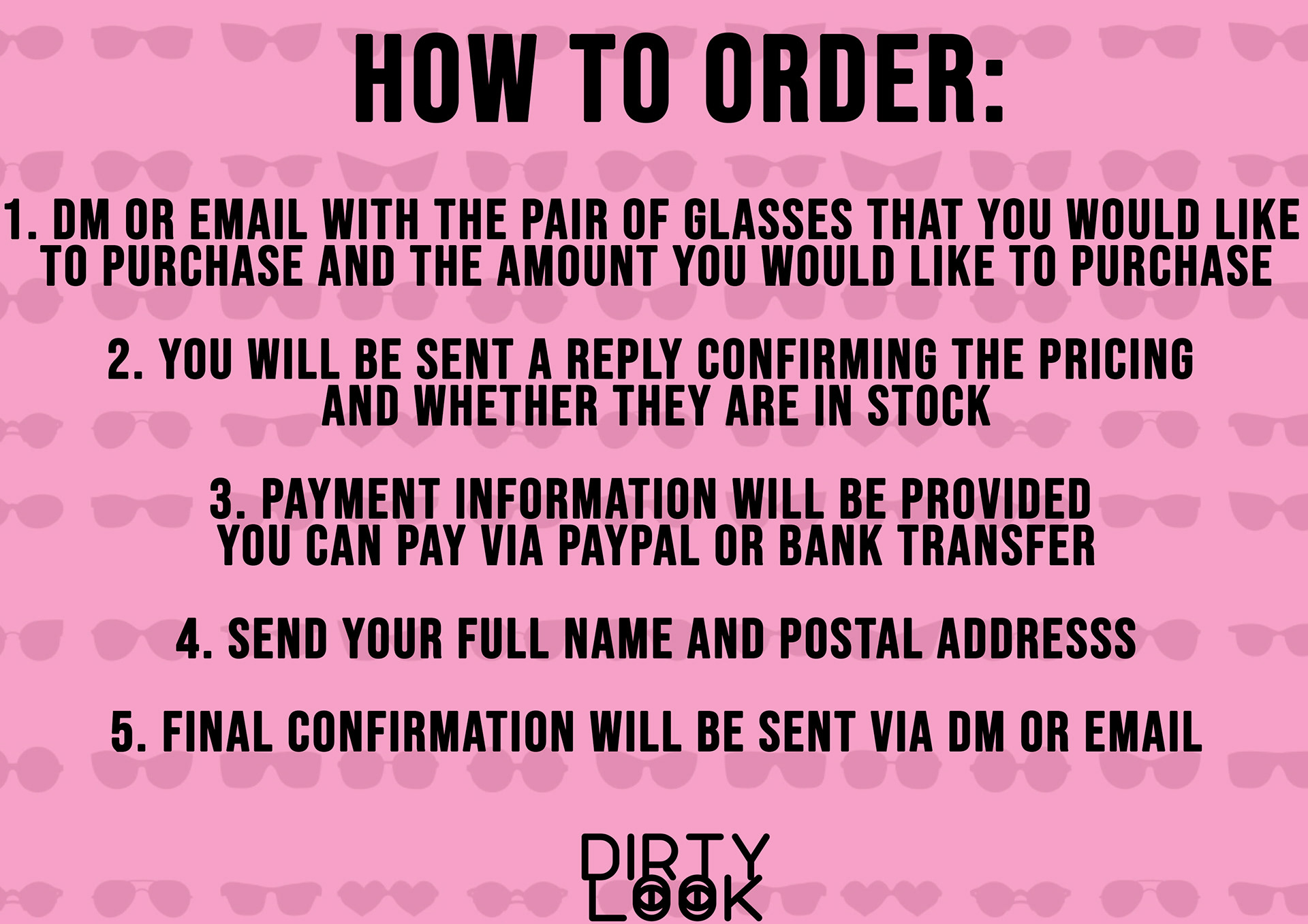 How to Order Insructions