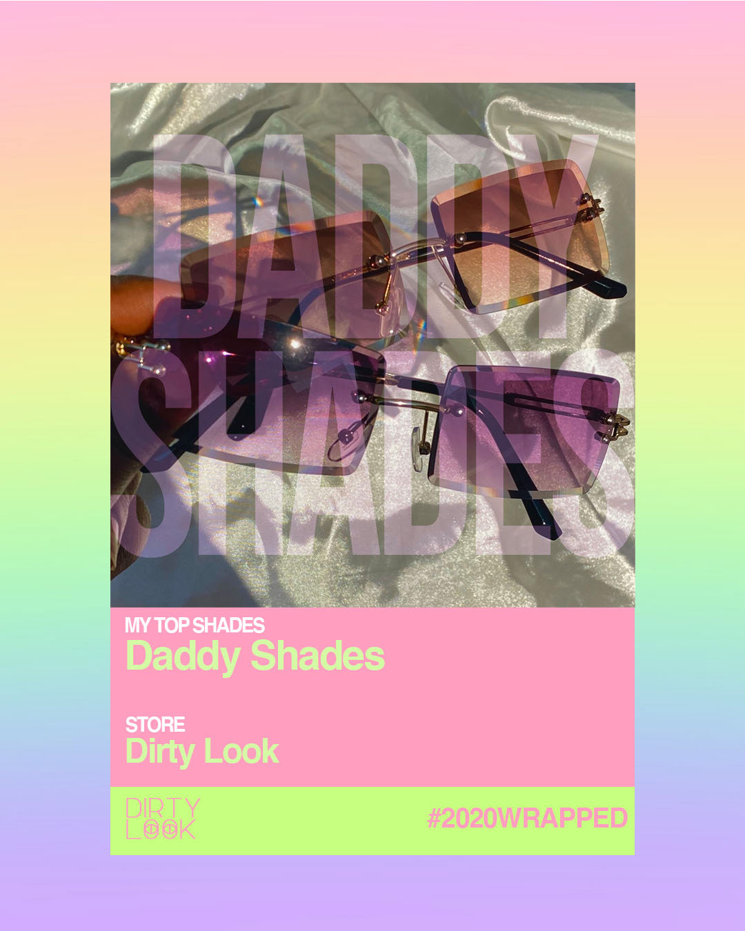 Dirty Look's remake of Spotify's 2020Wrapped
