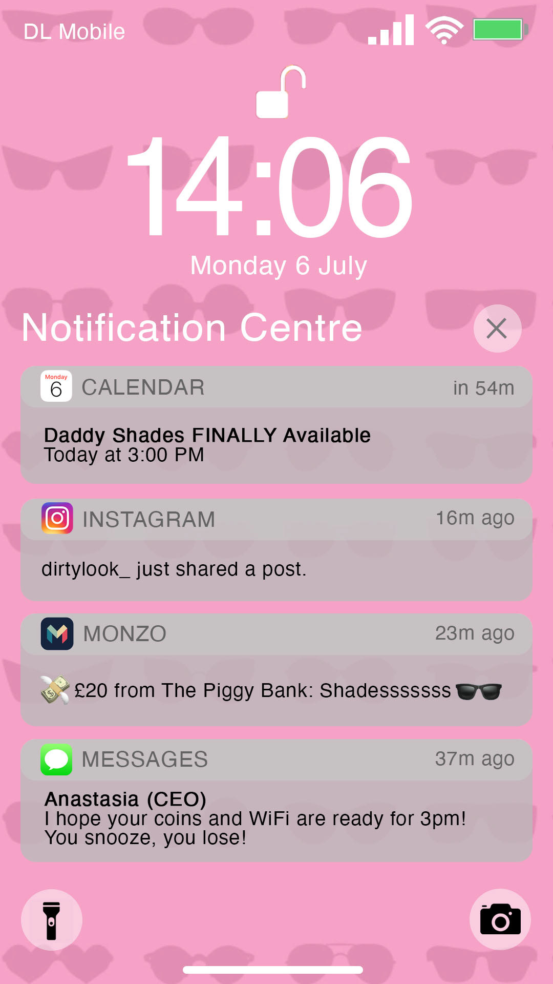 Lock Screen Notification