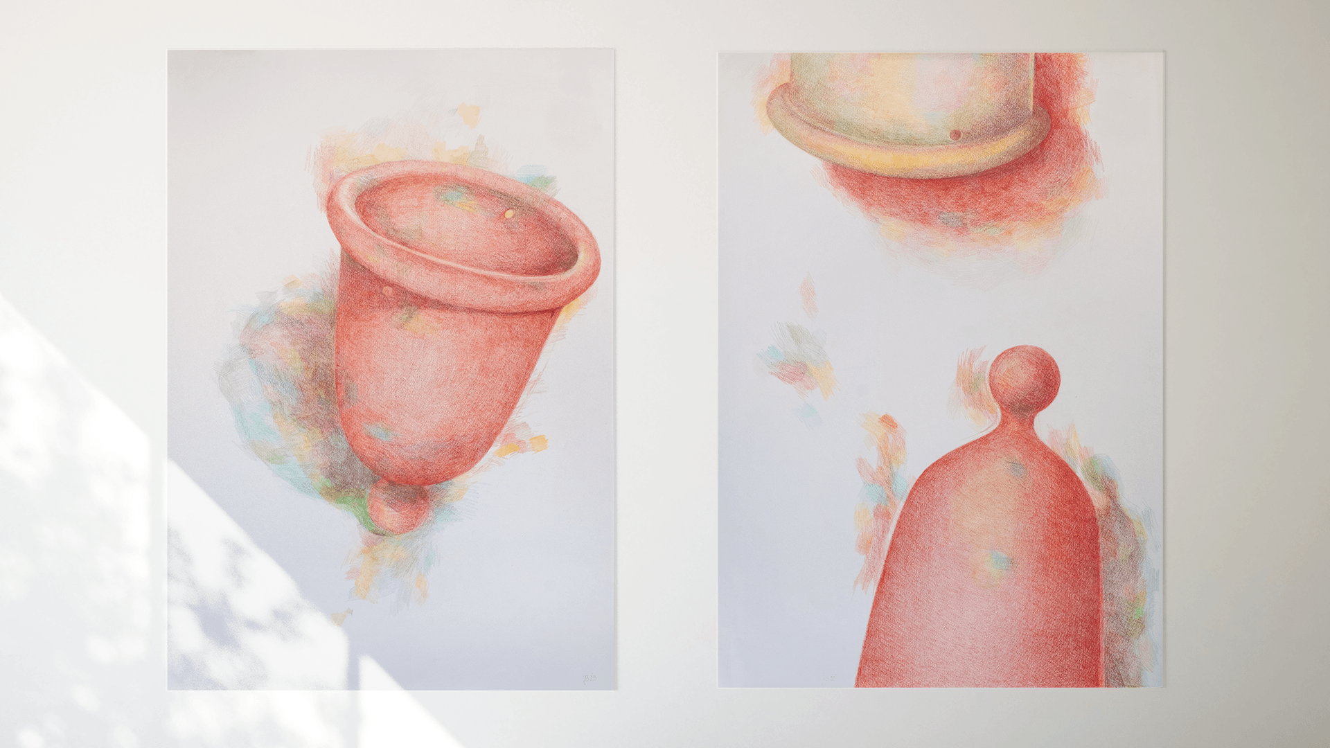 menstrual cup 1 and 2