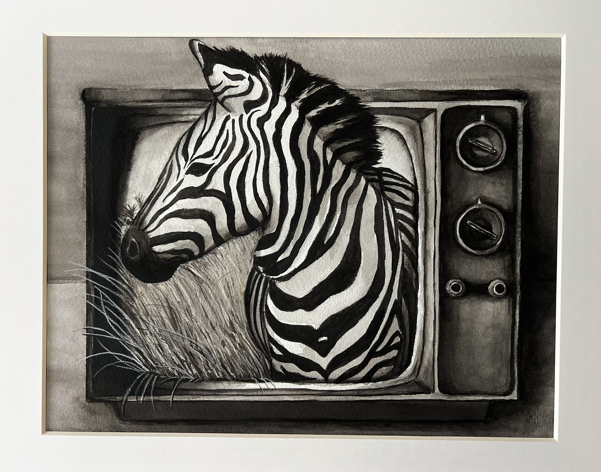 Z-Scape (pen and ink on paper)