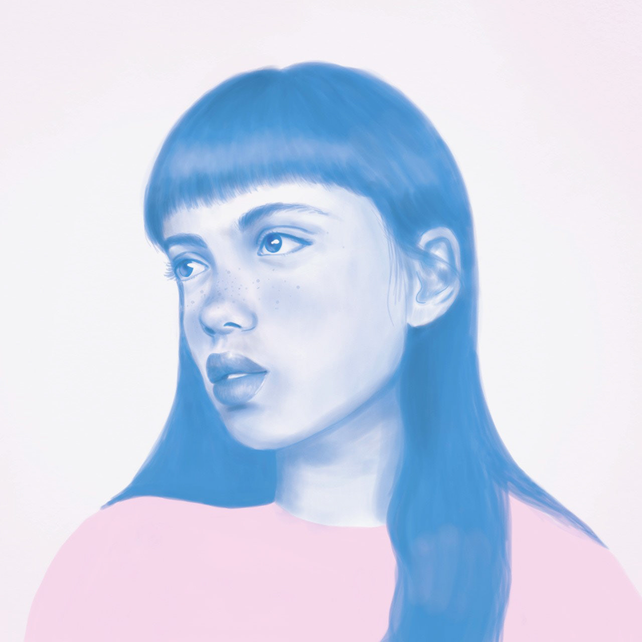 Neon Reverie (digital painting)