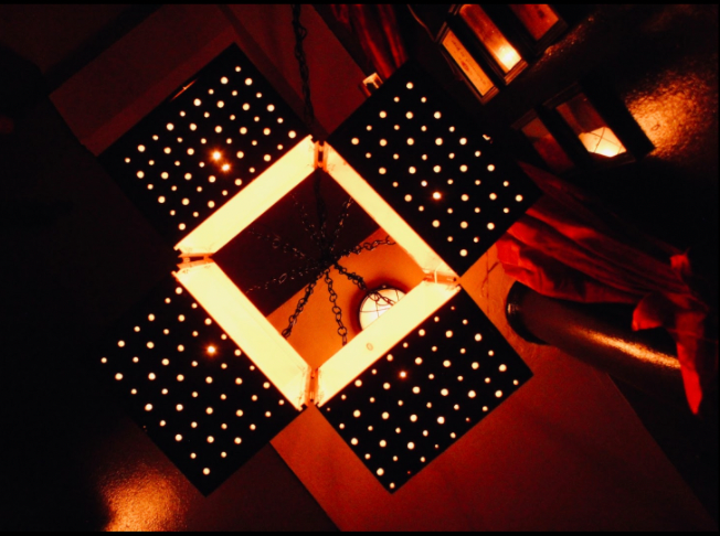 Underneath Chandelier