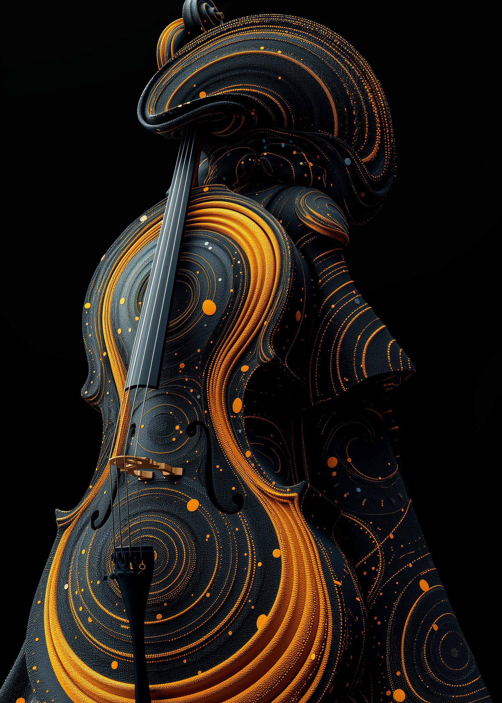 Cello Art © Nicholas V. K.