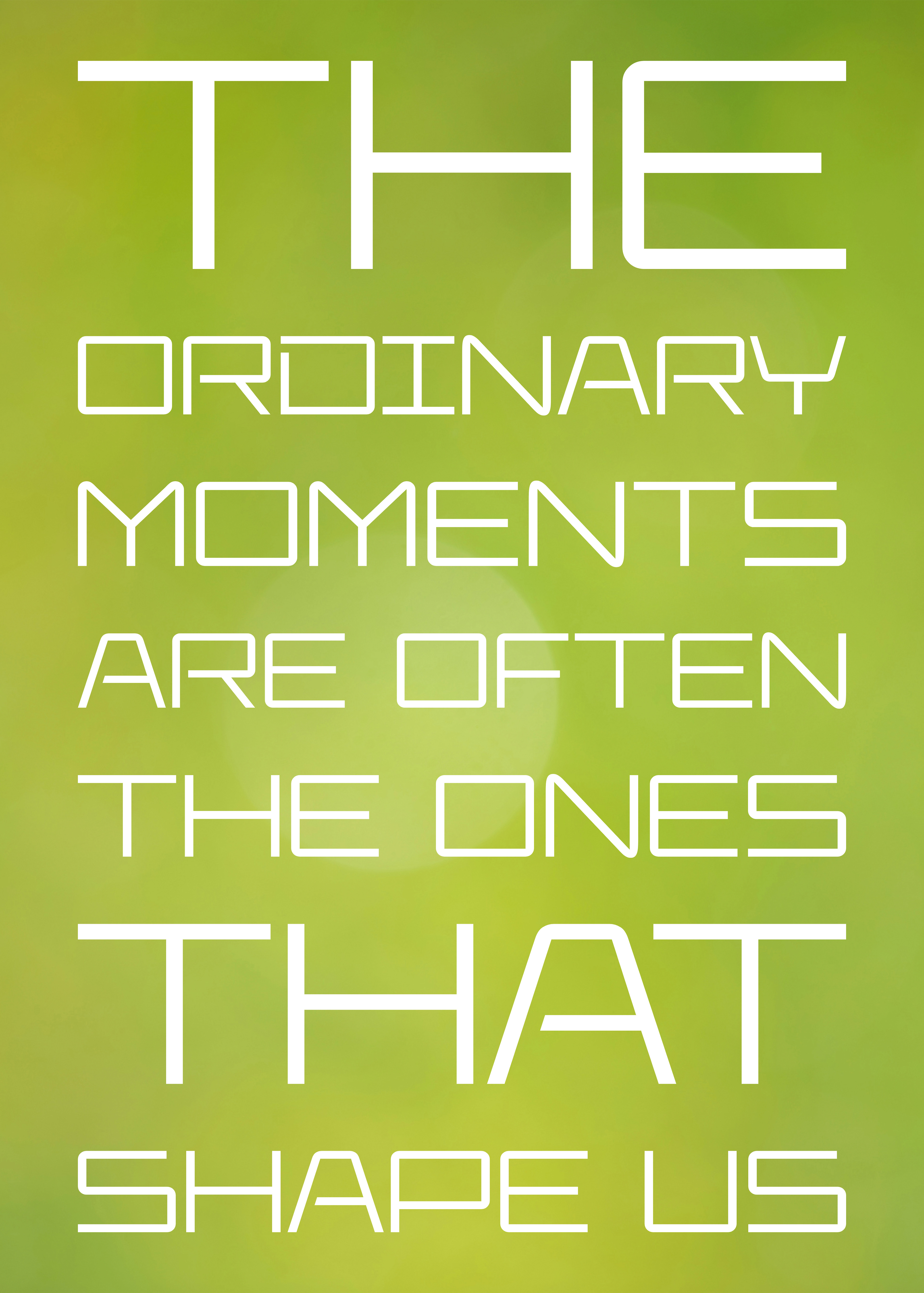 The ordinary moments © Nicholas V. K.