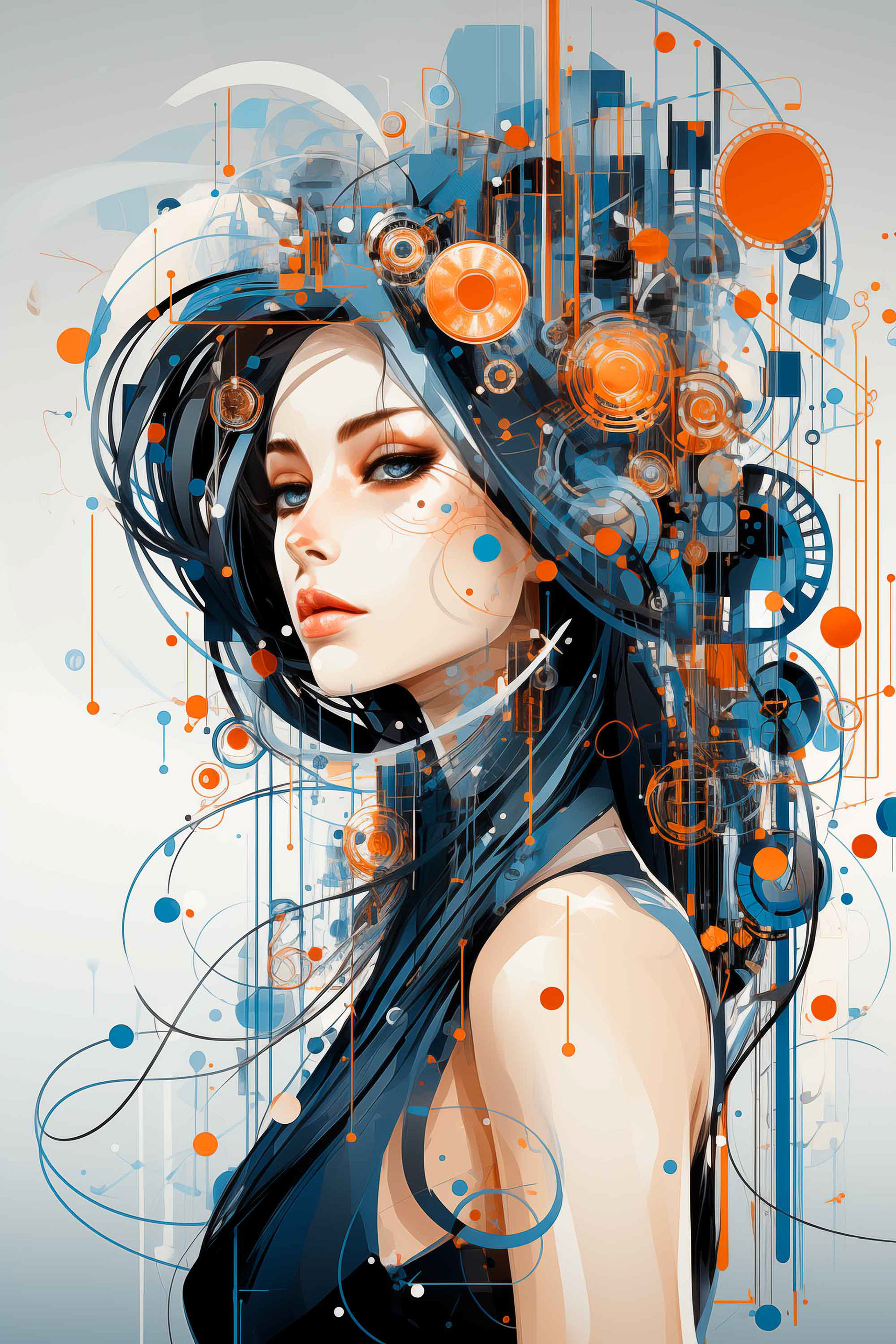 "Synthetic Muse: A Digital Odyssey" © Nicholas V. K.