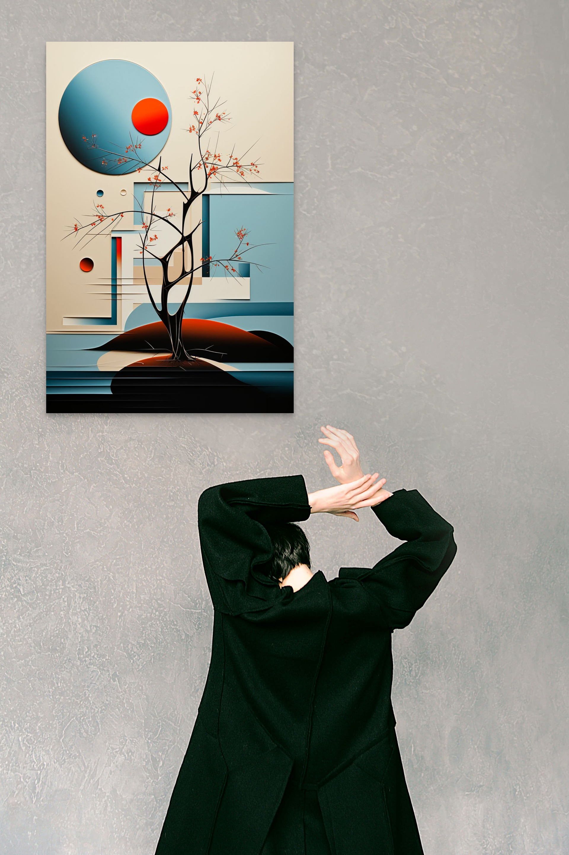 Full Moon on A Greek Island I - Art Print