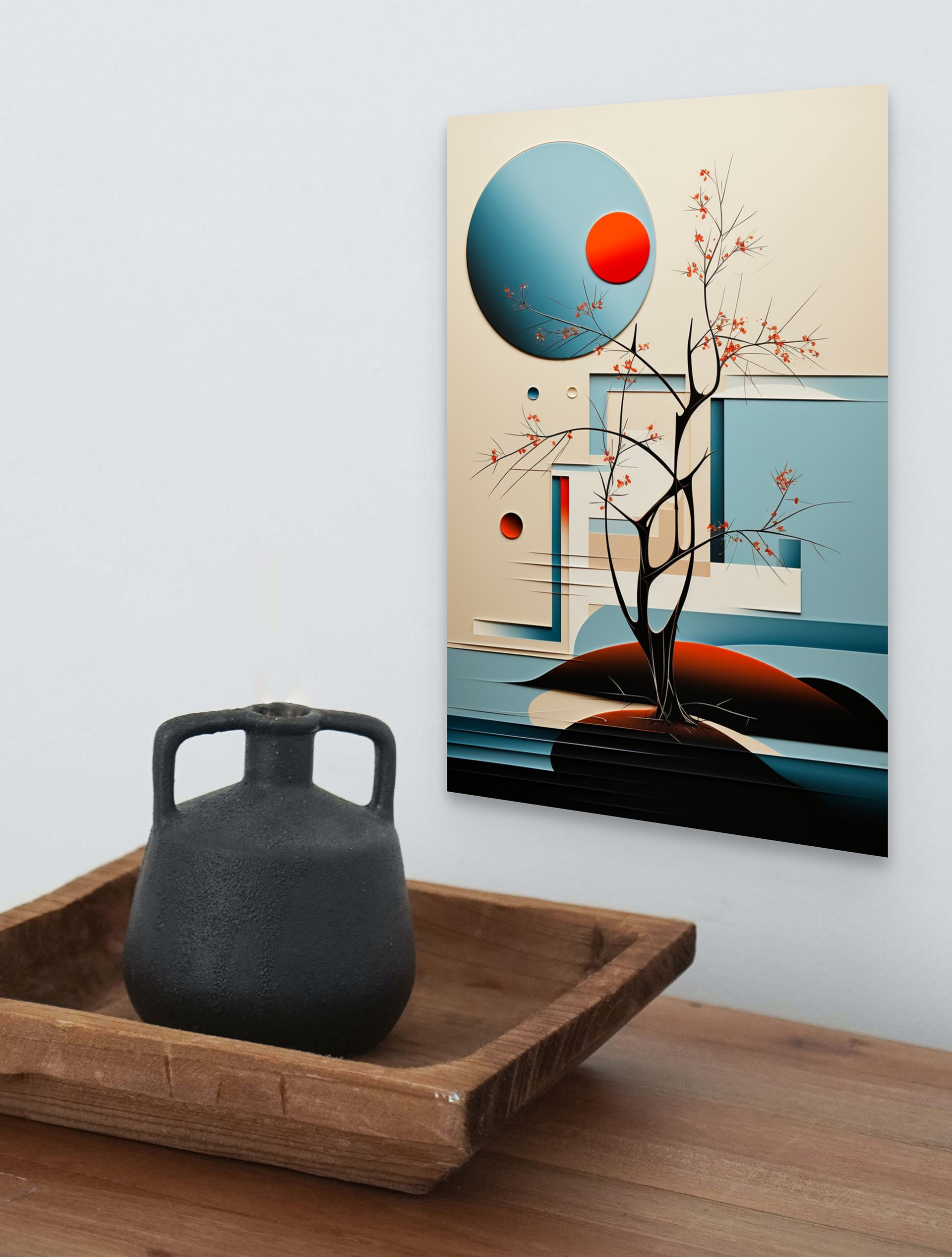 Full Moon on A Greek Island I - Art Print