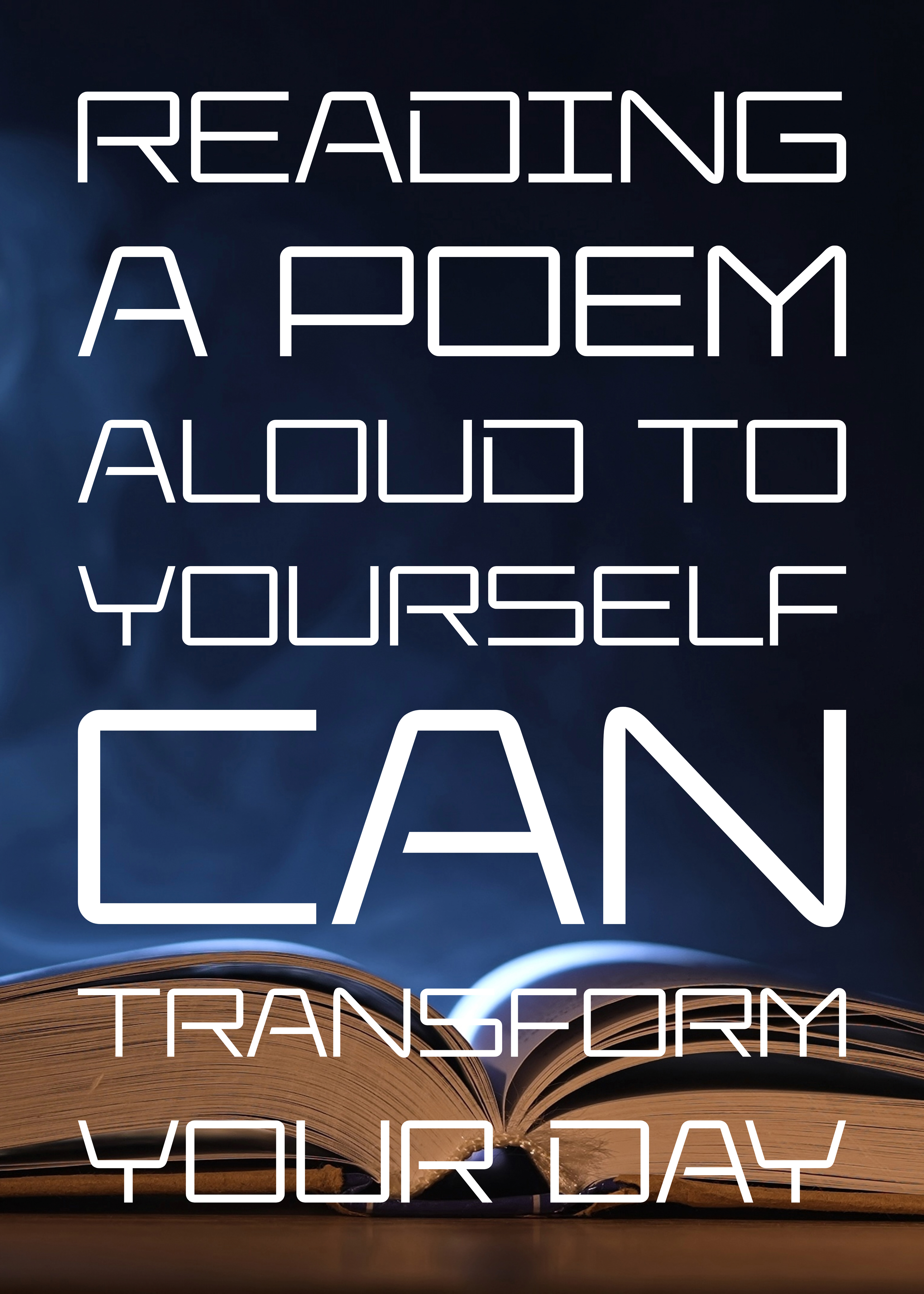 Reading a poem © Nicholas V. K.