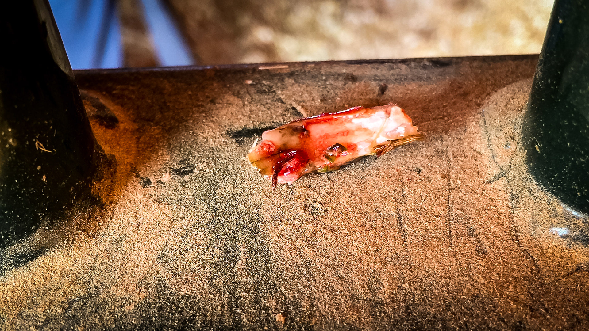 Incisor fracture horse - The upper 202 and the lower 302 incisors are both fractured in this horse. Cause is unknown but trauma is suspected. This series shows the before and after removal of the dead pieces of tooth with various views of the extracted pieces.