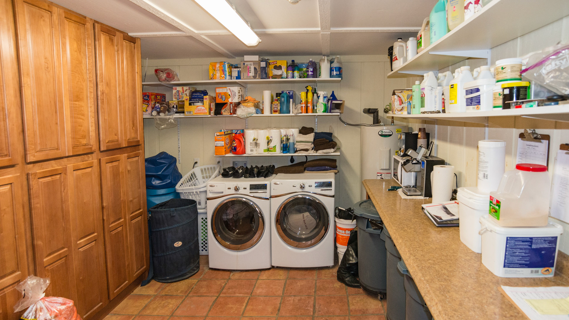 It seems like every surface has something on it.