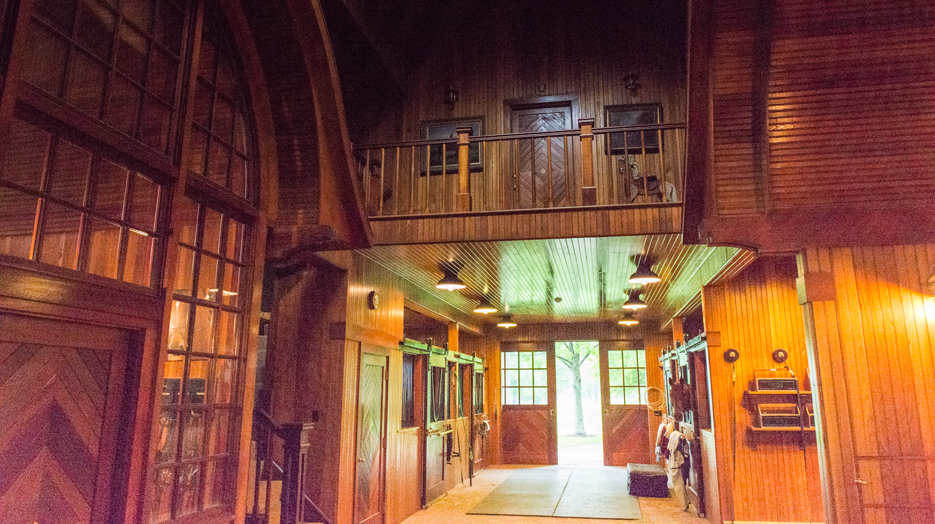 Barn interior