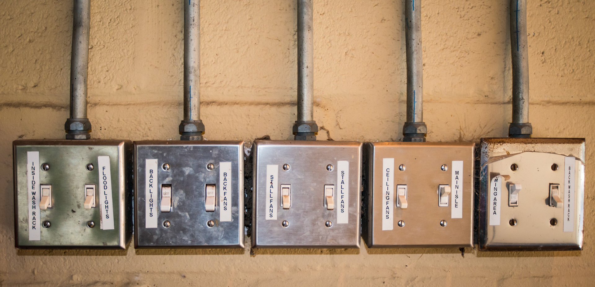 Lighting control in the barn