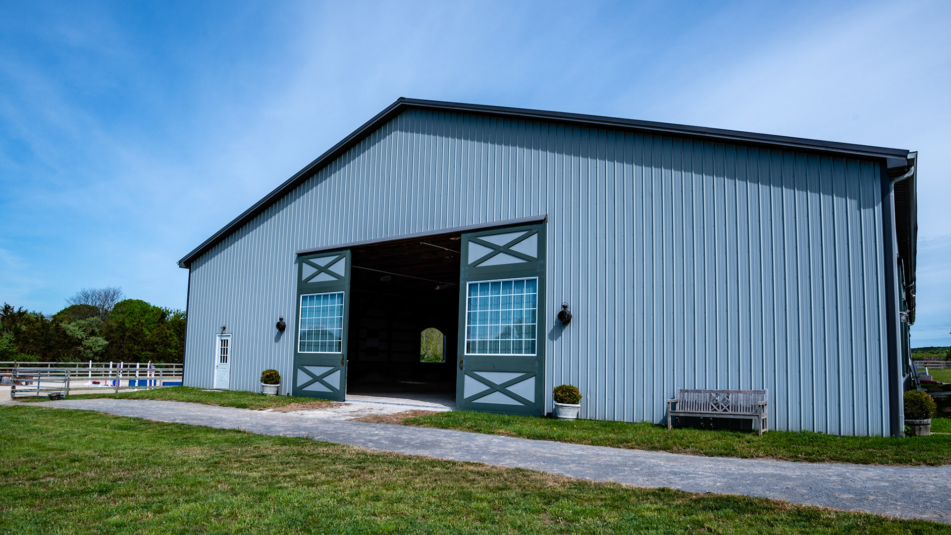 A Covered arena in NY