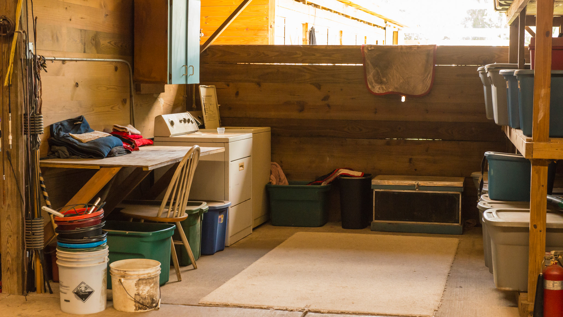 Laundry machines in south florida need no protection from the weather.