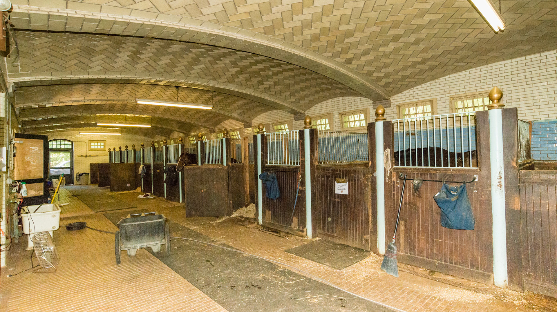 Stalls - A famous barn in CT that was built in the 1940's by the same archetect used in the building of Grand Central Station in NYC.