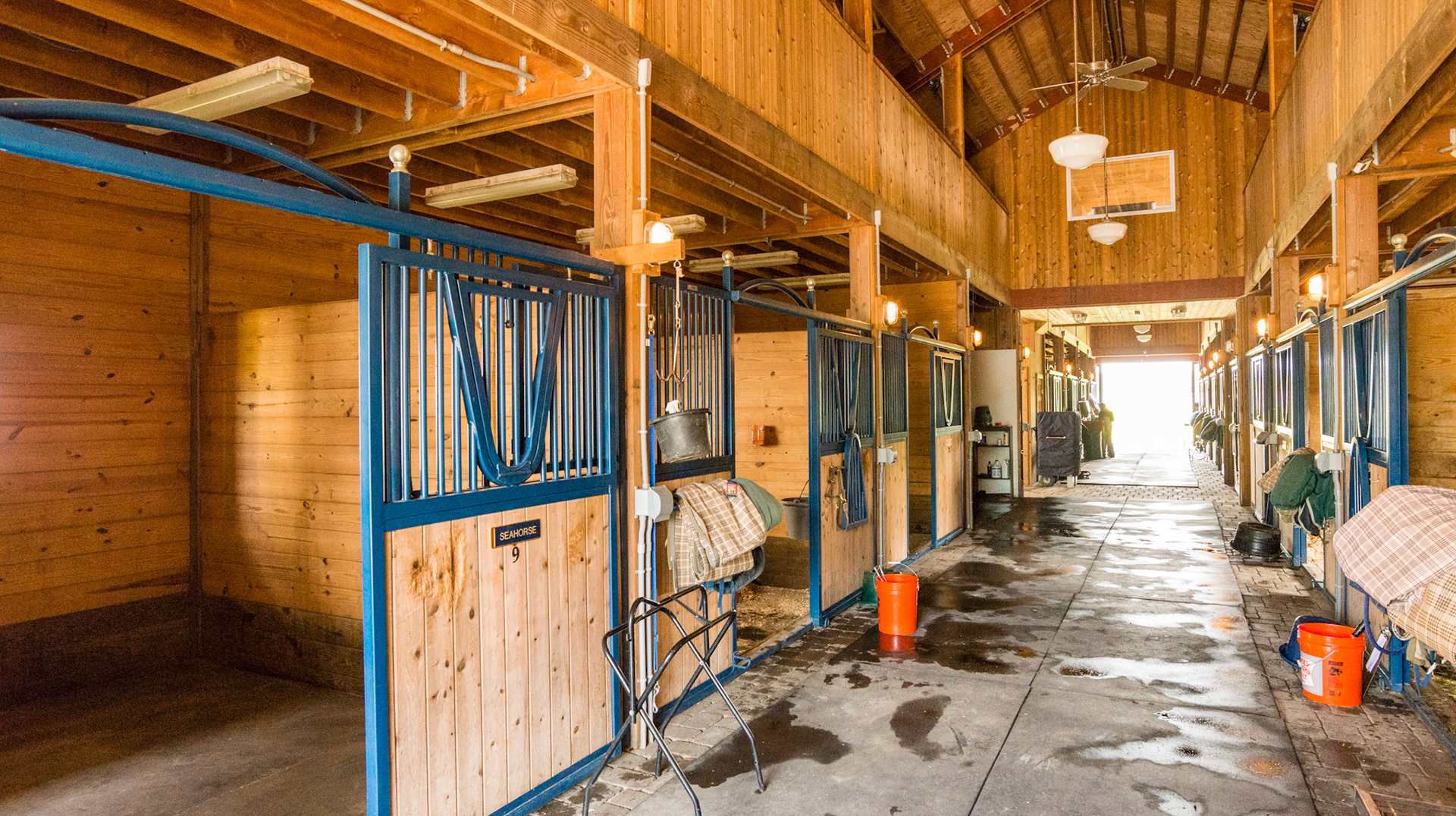 Barn interior