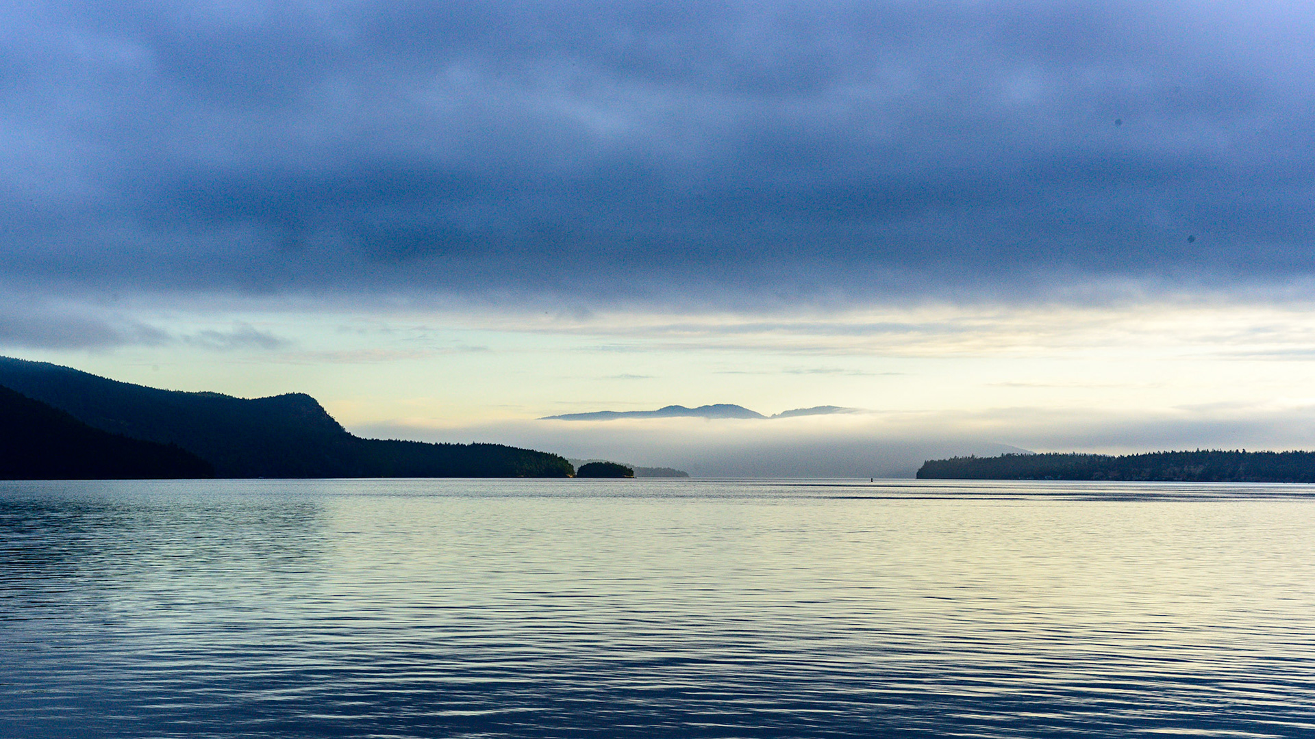 Ferry view leaving Orcas Island