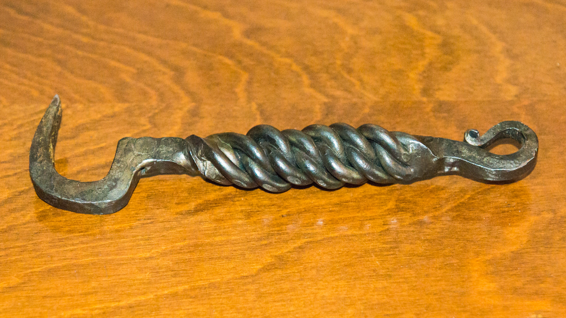 A hand made hoof pick