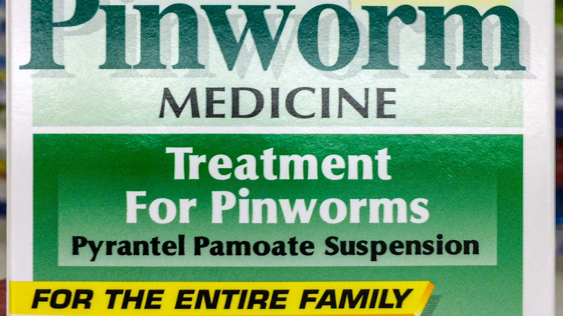 Pyrantel Pamoate is the ingredient of liquid Strongid for horses and dogs.  This was found on the shelf at my local Walgreens pharmacy store.