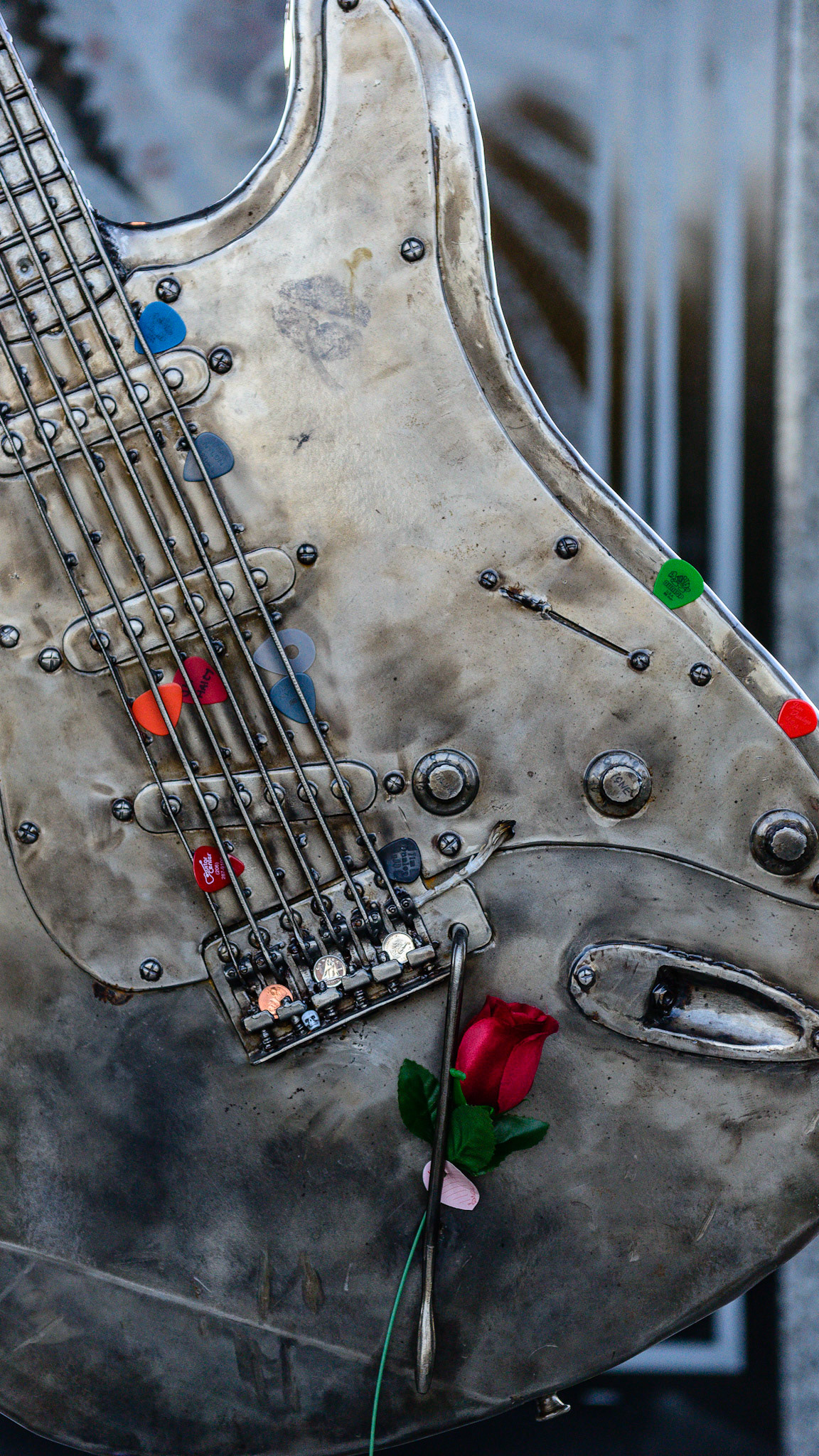 Jimi Hendrix memorial in Renton, WA.
