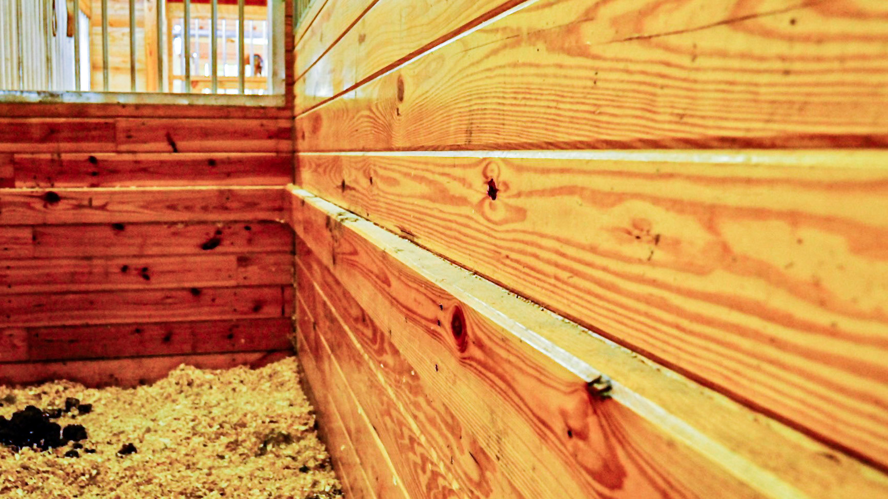 Casting rails made of 2x4 wood.