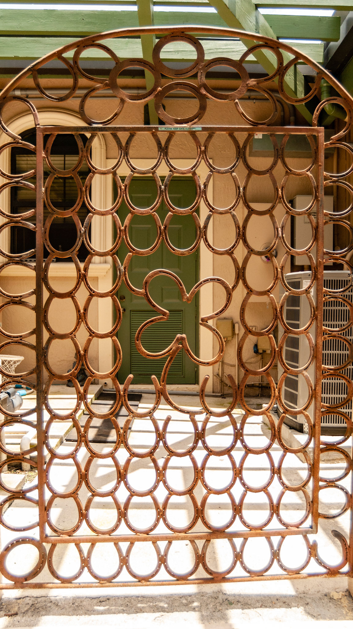 Beautiful custom made gates.