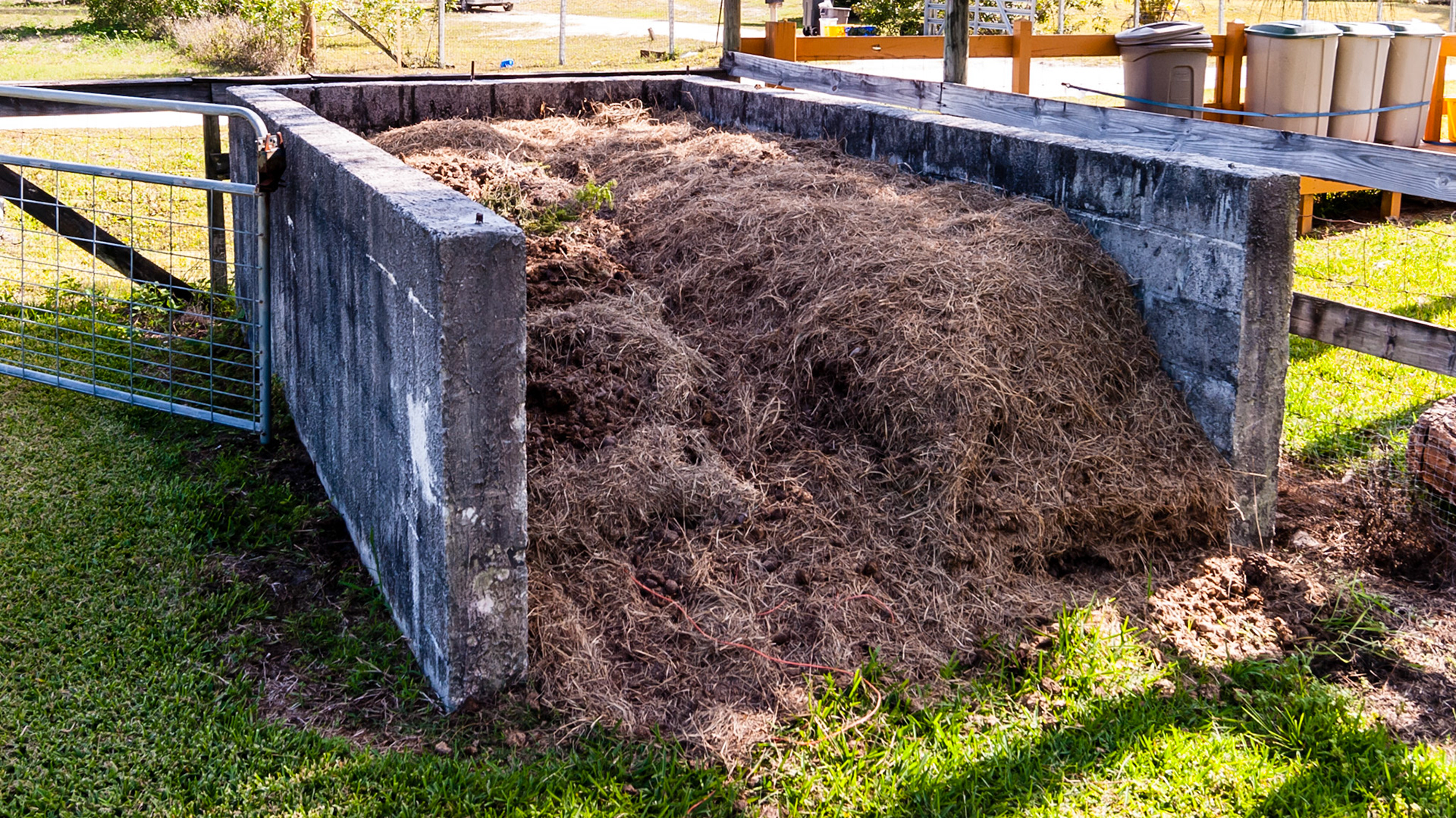 A walk in container.