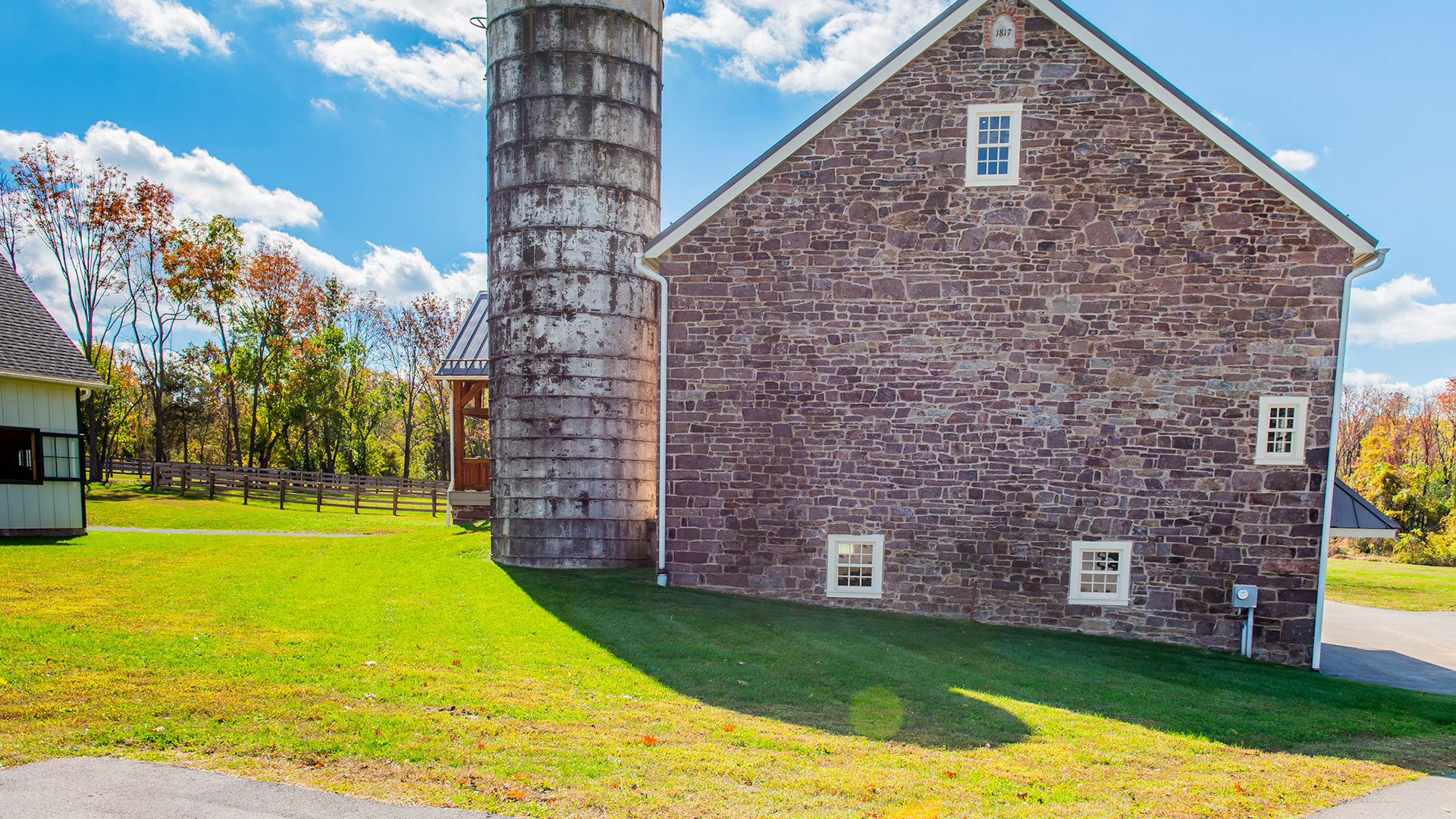 Built in 1817. A stone structure on a PA farm with custom wood framed doors.
