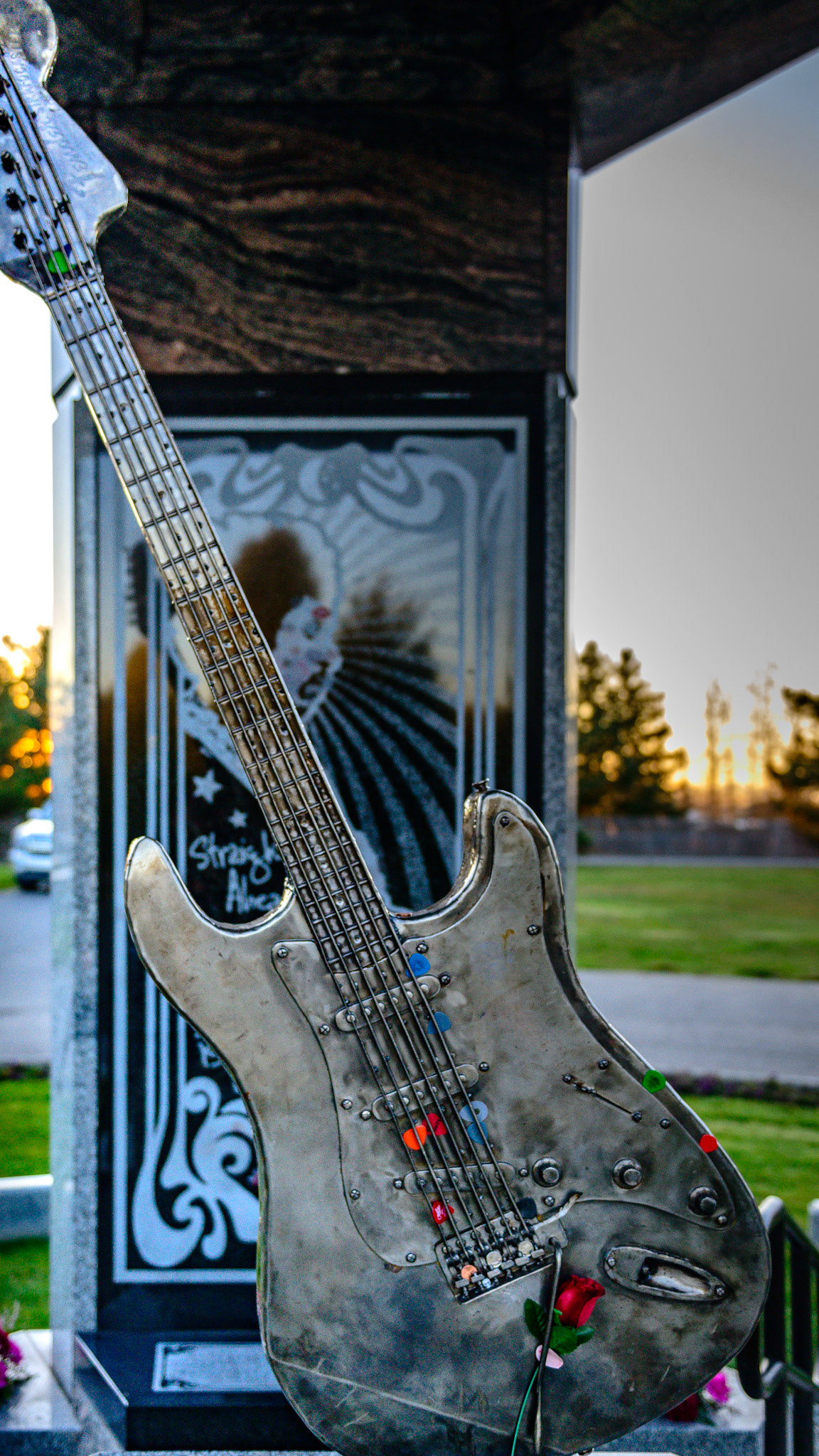 Jimi Hendrix memorial in Renton, WA.