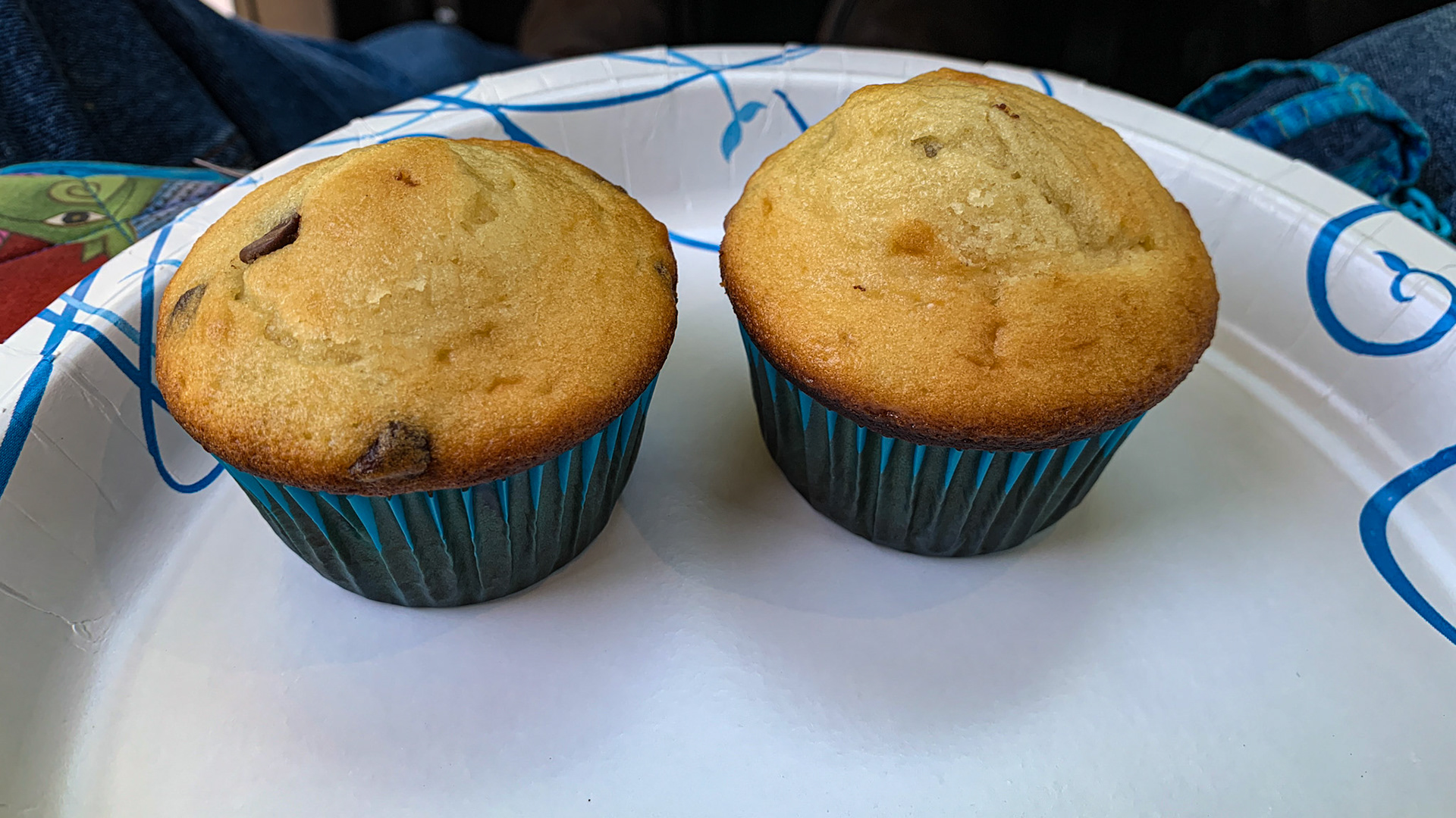 Cohcolat chip muffins