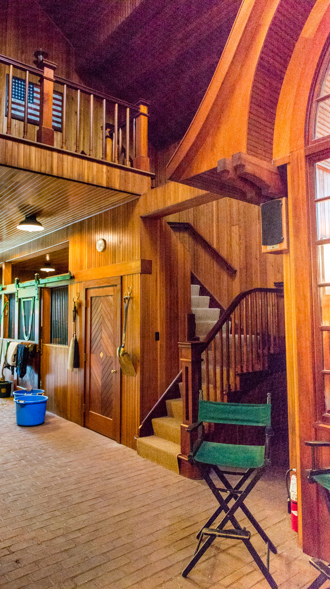 Barn interior