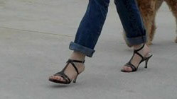 Short toe and long heel - from the video.