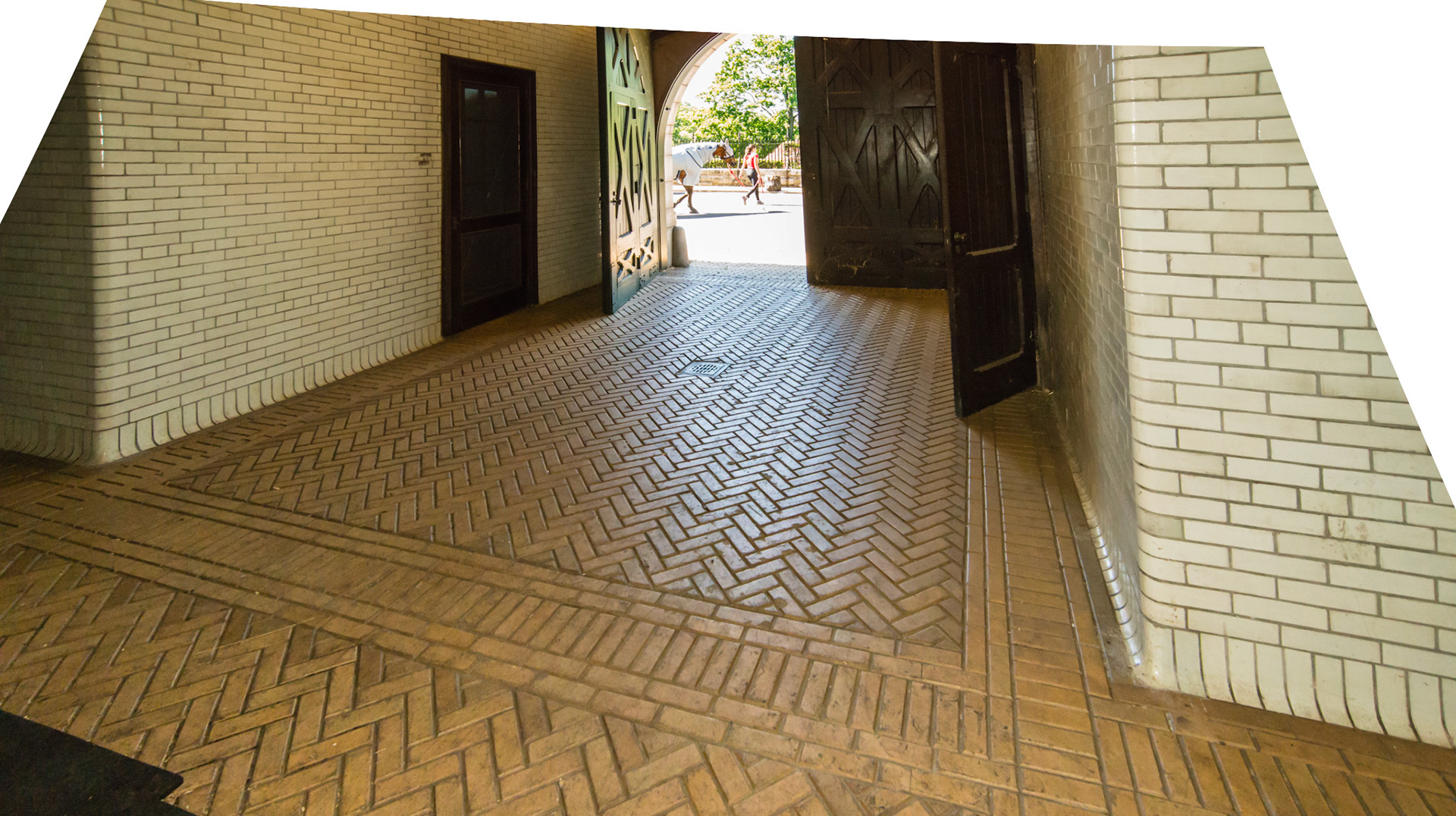 The flooring throughout the barn - A famous barn in CT that was built in the 1940's by the same archetect used in the building of Grand Central Station in NYC.
