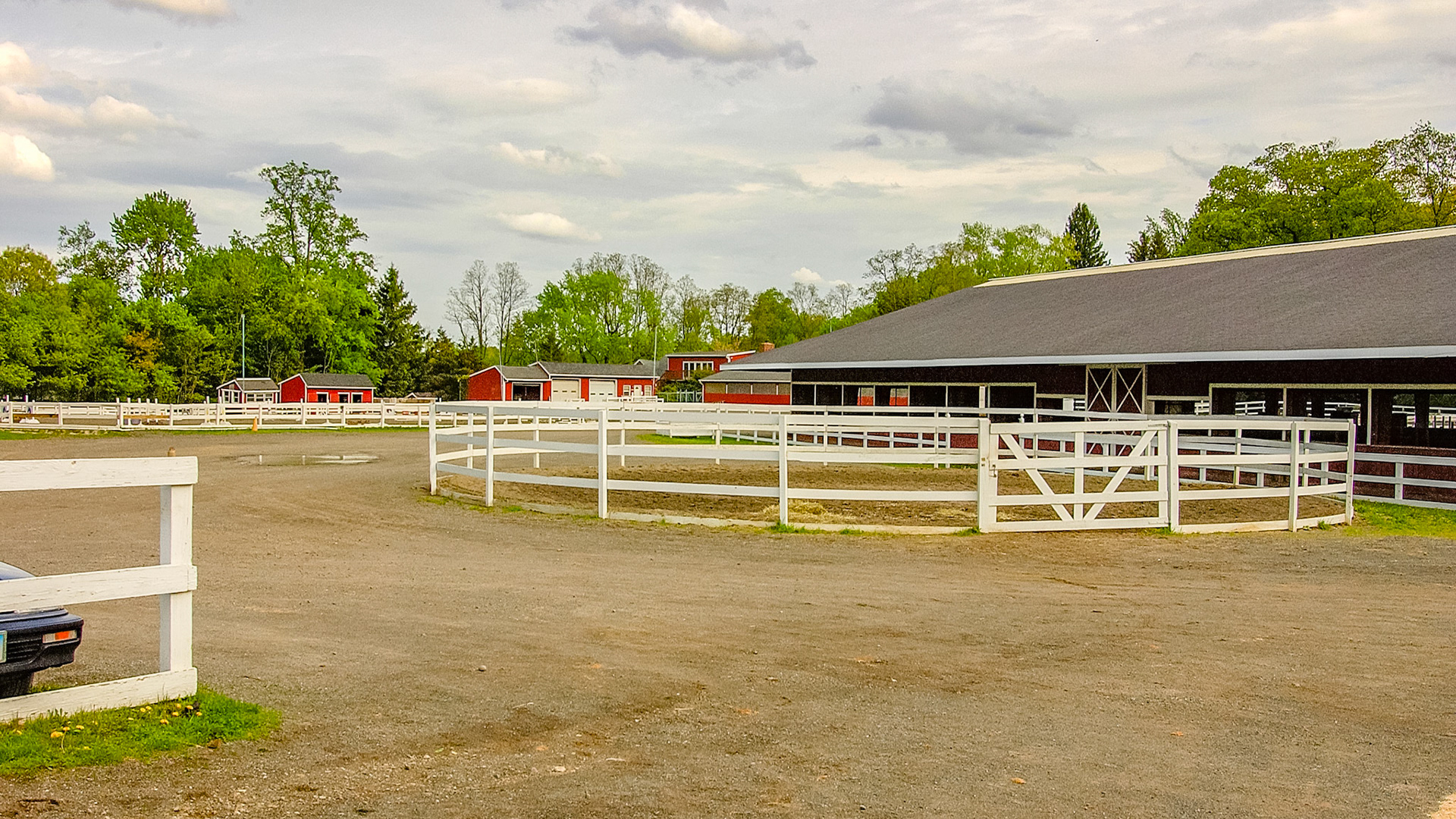 Outdoor round pen