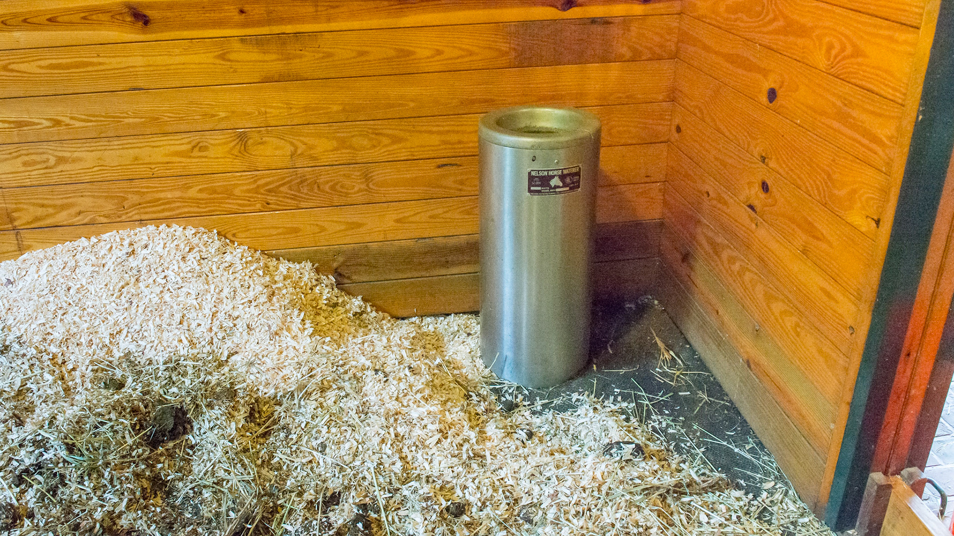 An automatic water system with heat to prevent freezing. I'm not sure if this system is safe for horses if they should become cast.