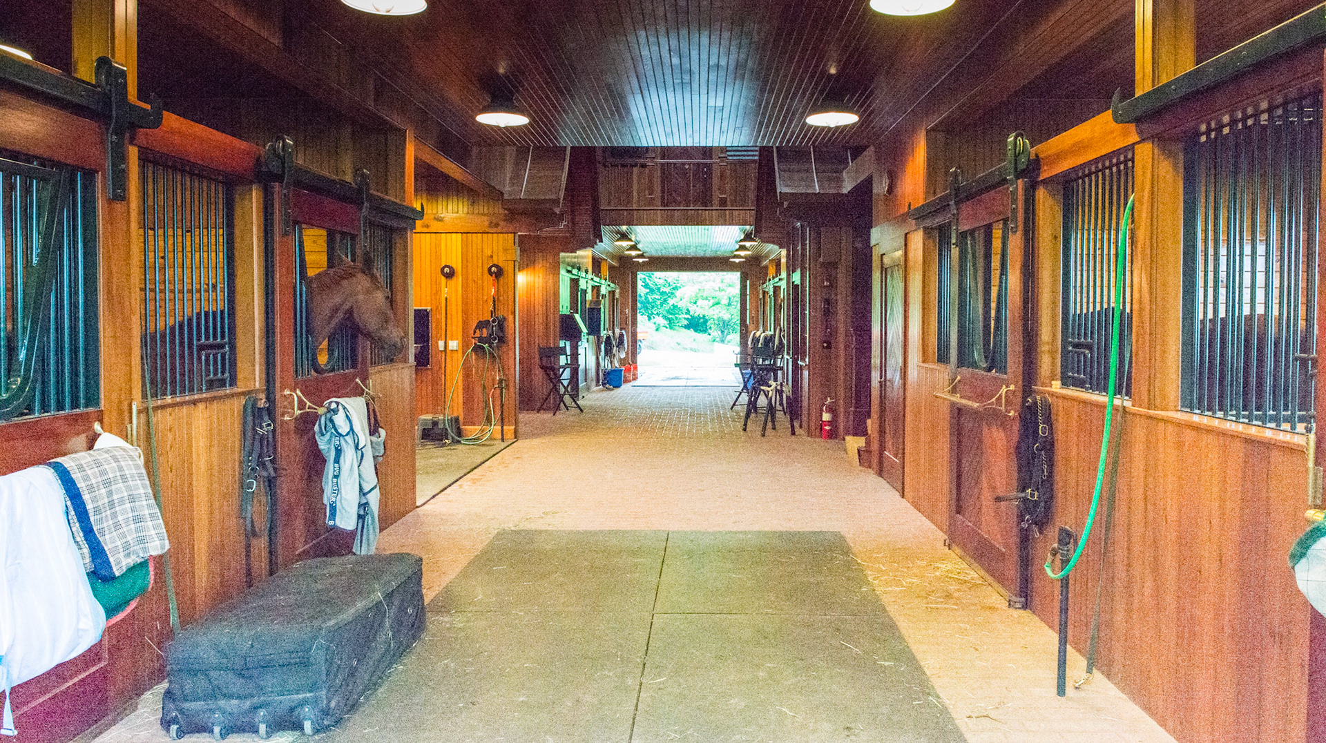Barn interior