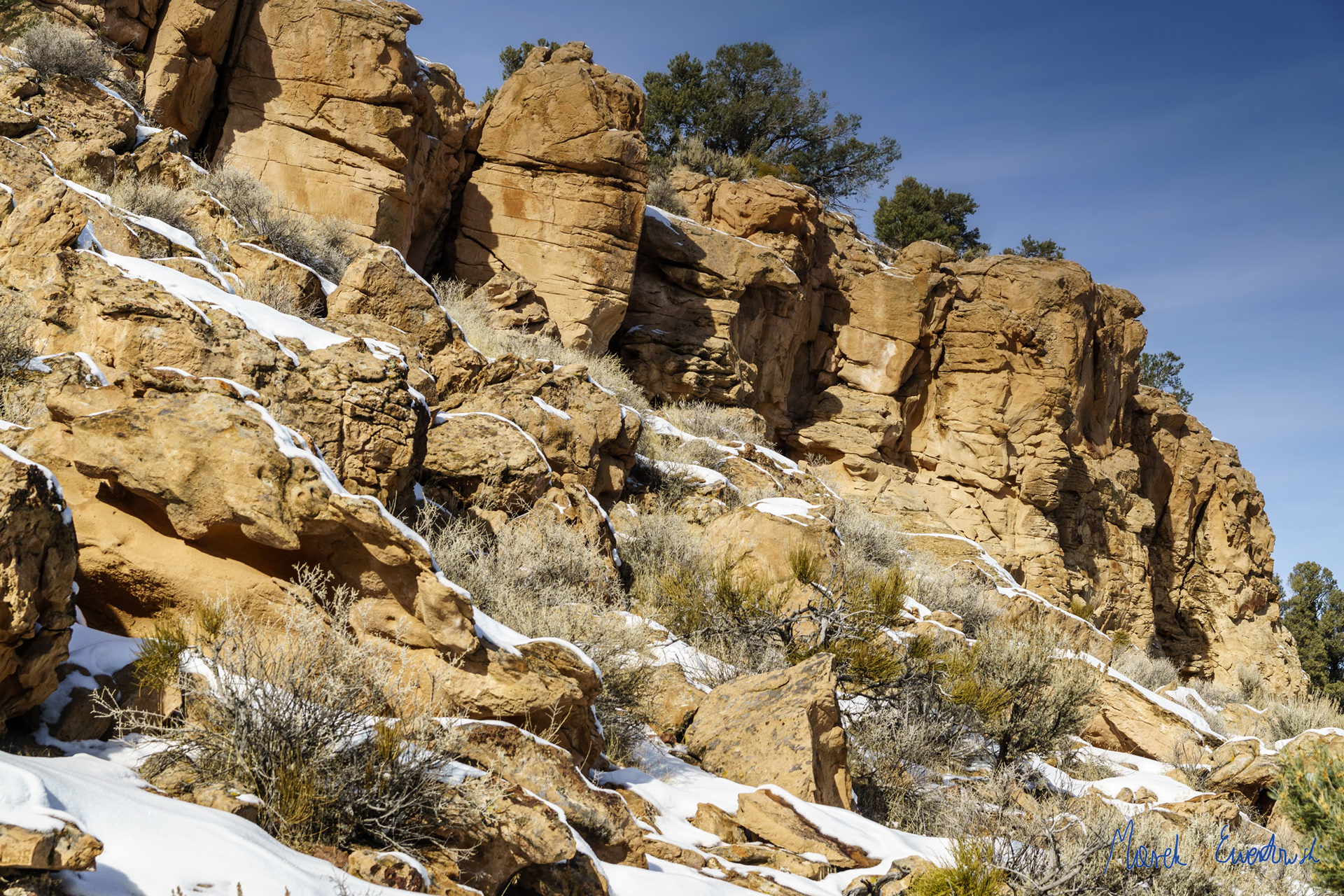 Rock outcrop, Lander, Nevada