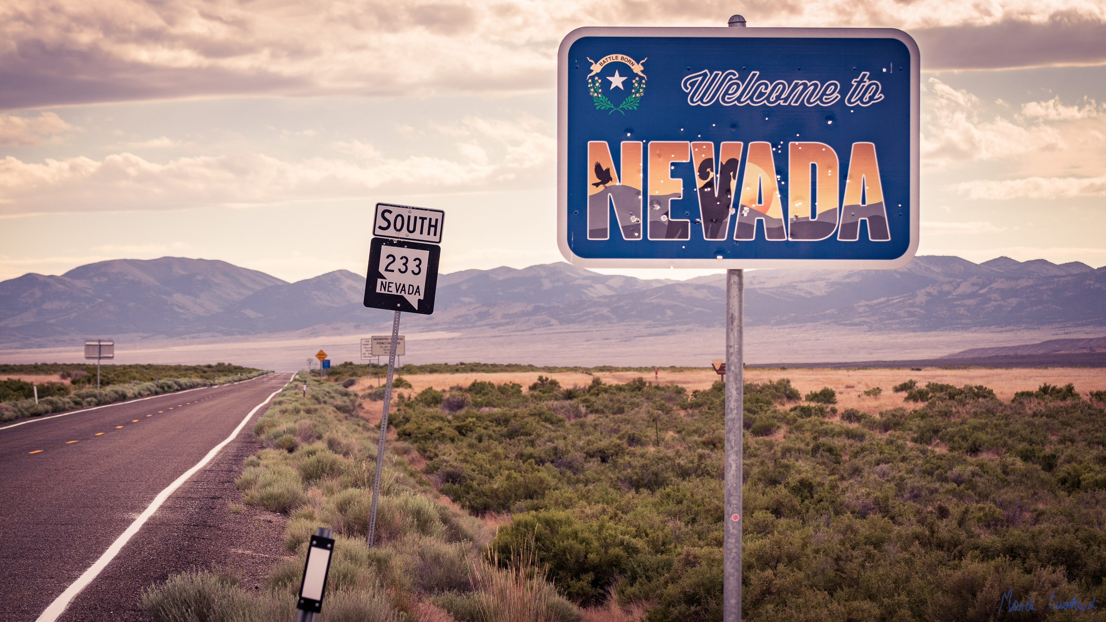 Utah/Nevada borderline