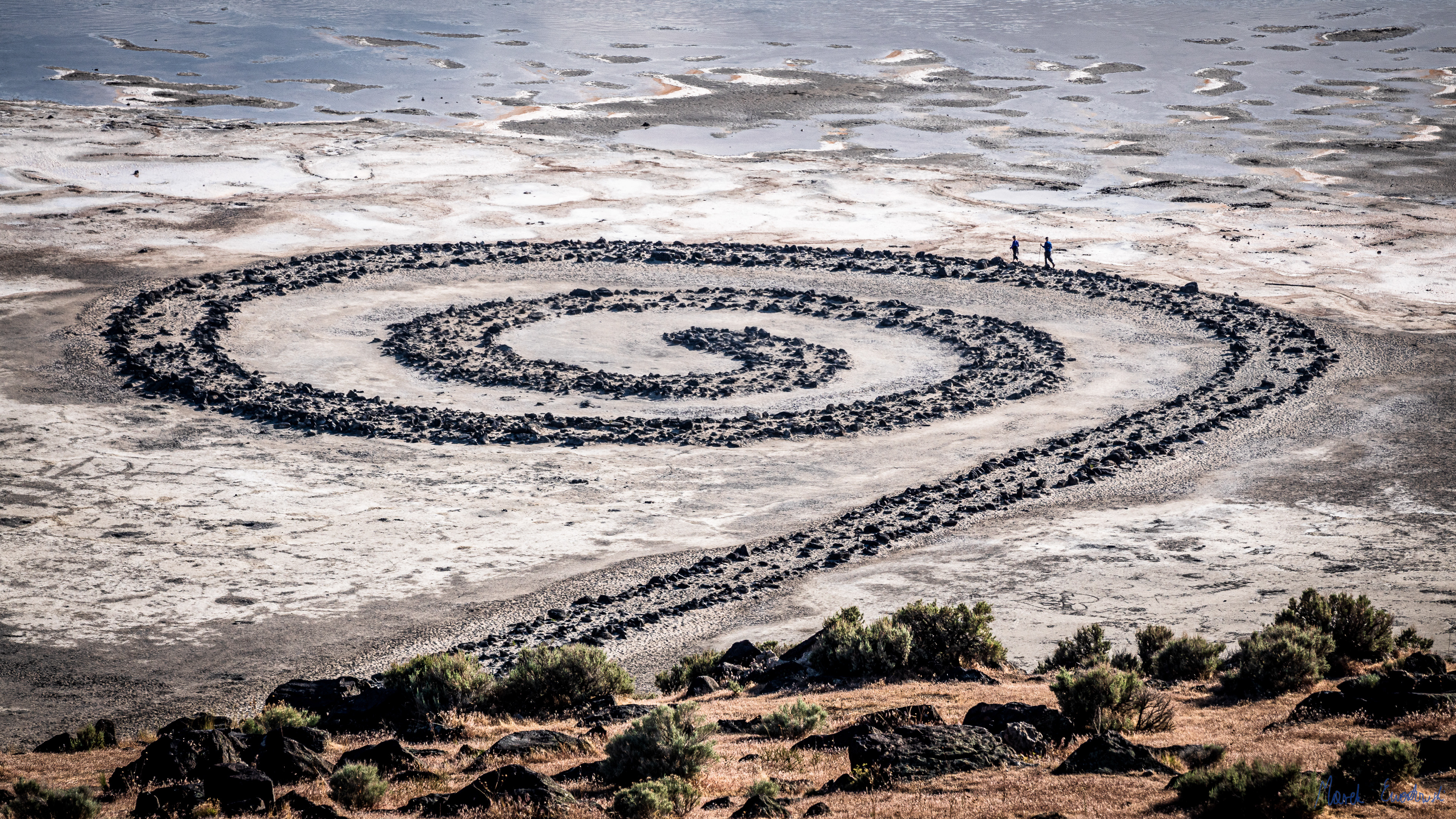 Spiral Jetty, Great Salt Lake, Utah