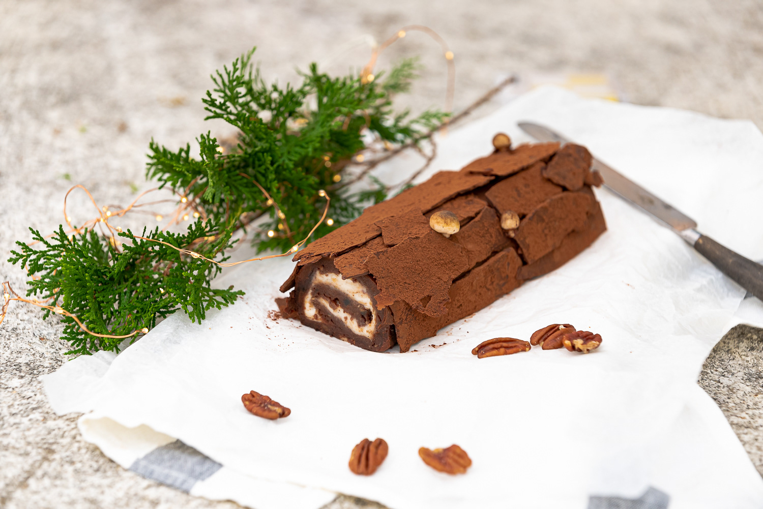 Buche de Noel by RawBeanBites for WELL, magazine asia