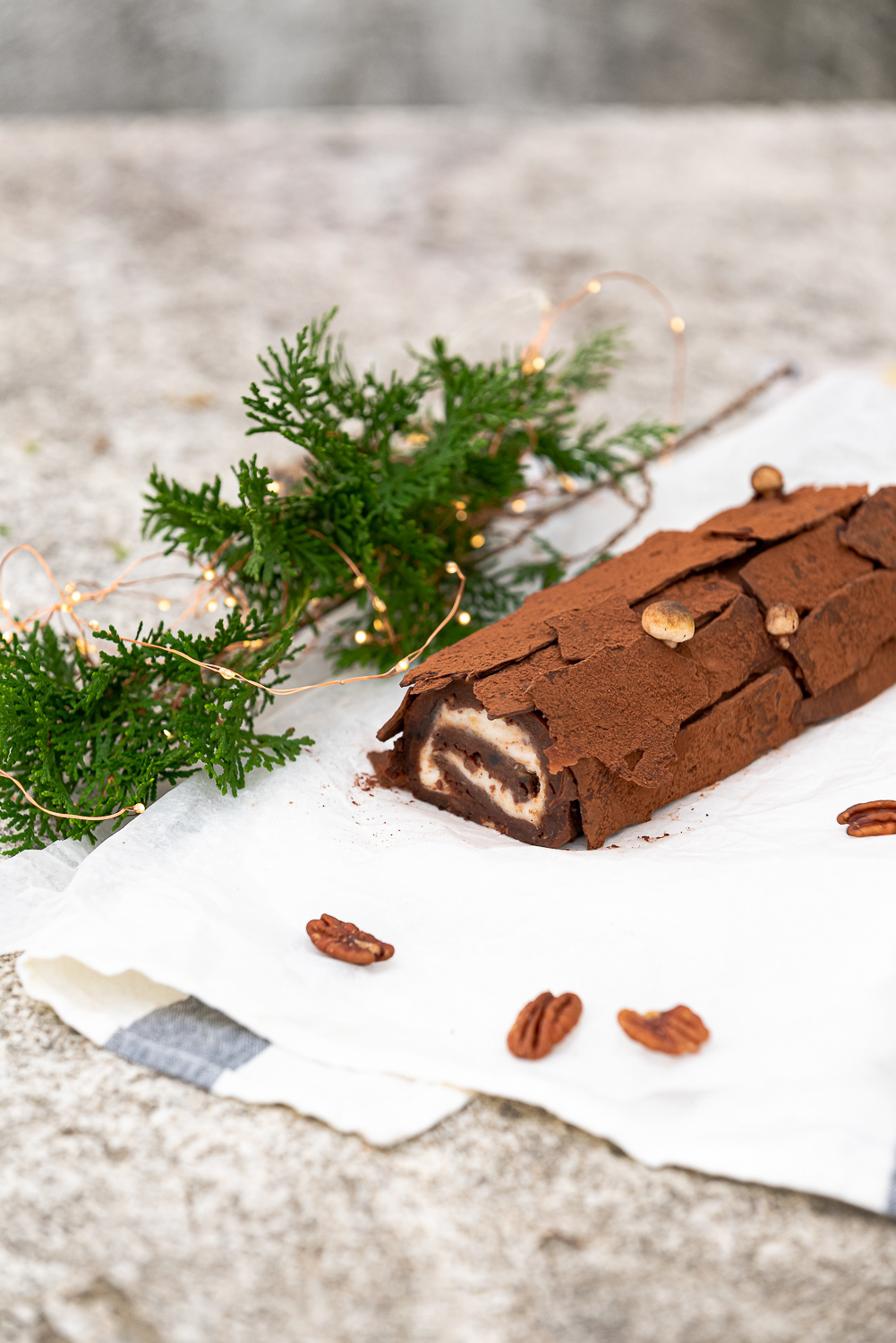 Buche de Noel by RawBeanBites for WELL, magazine asia