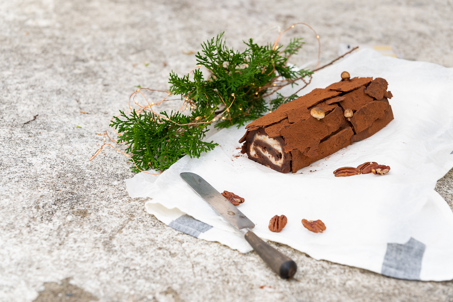 Buche de Noel by RawBeanBites for WELL, magazine asia