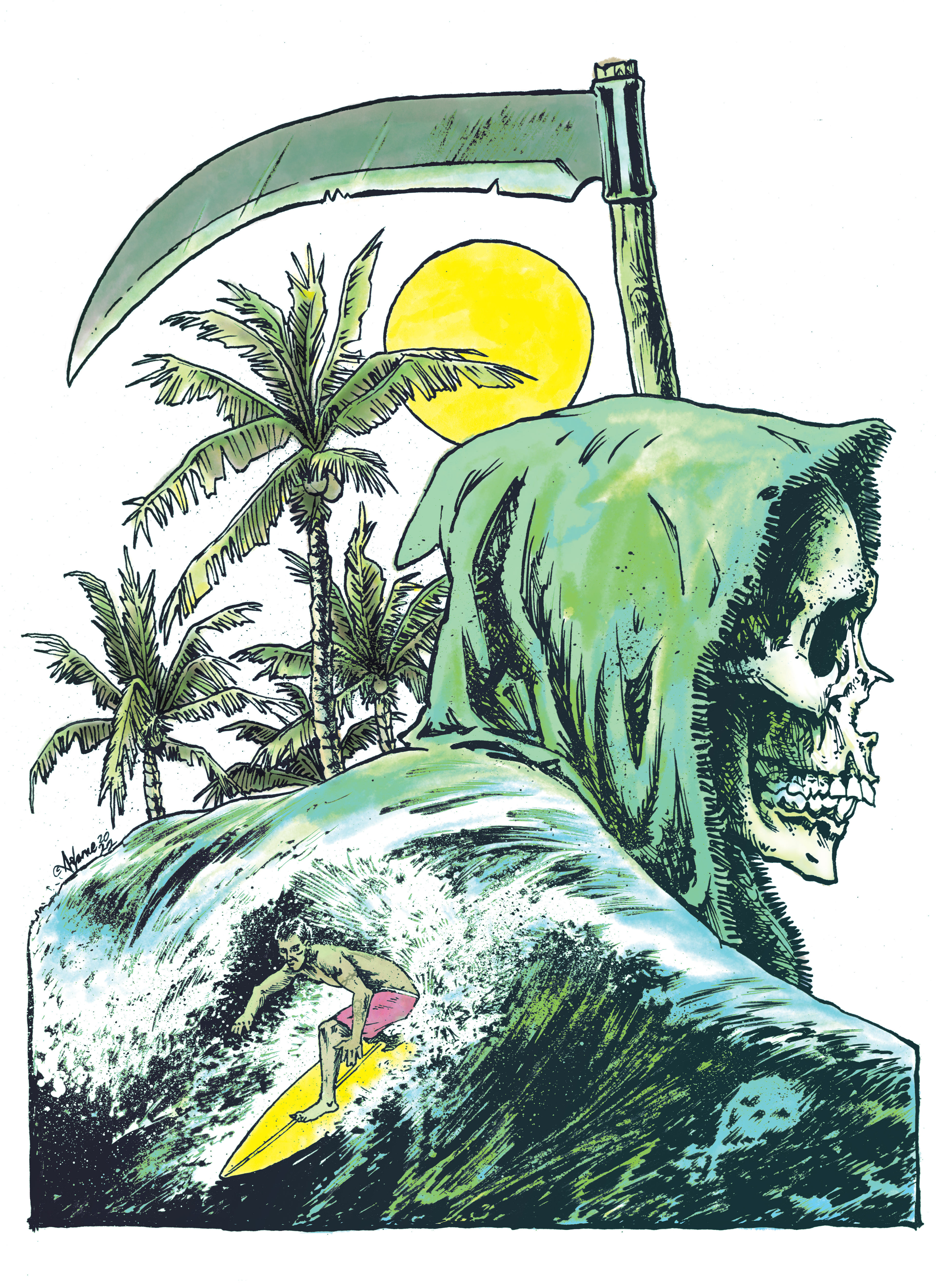 Don't Surf The Reaper (original color)