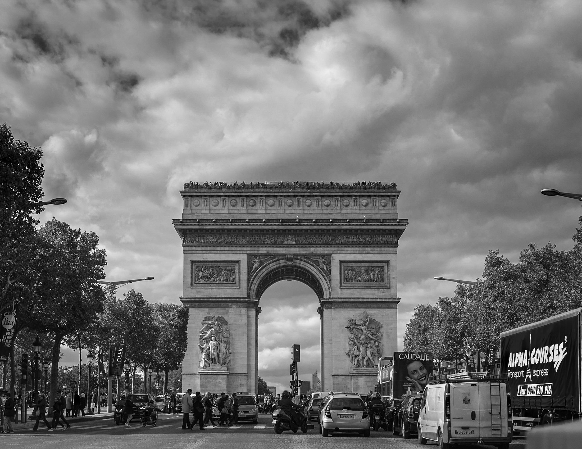 Paris arch de Triomphe