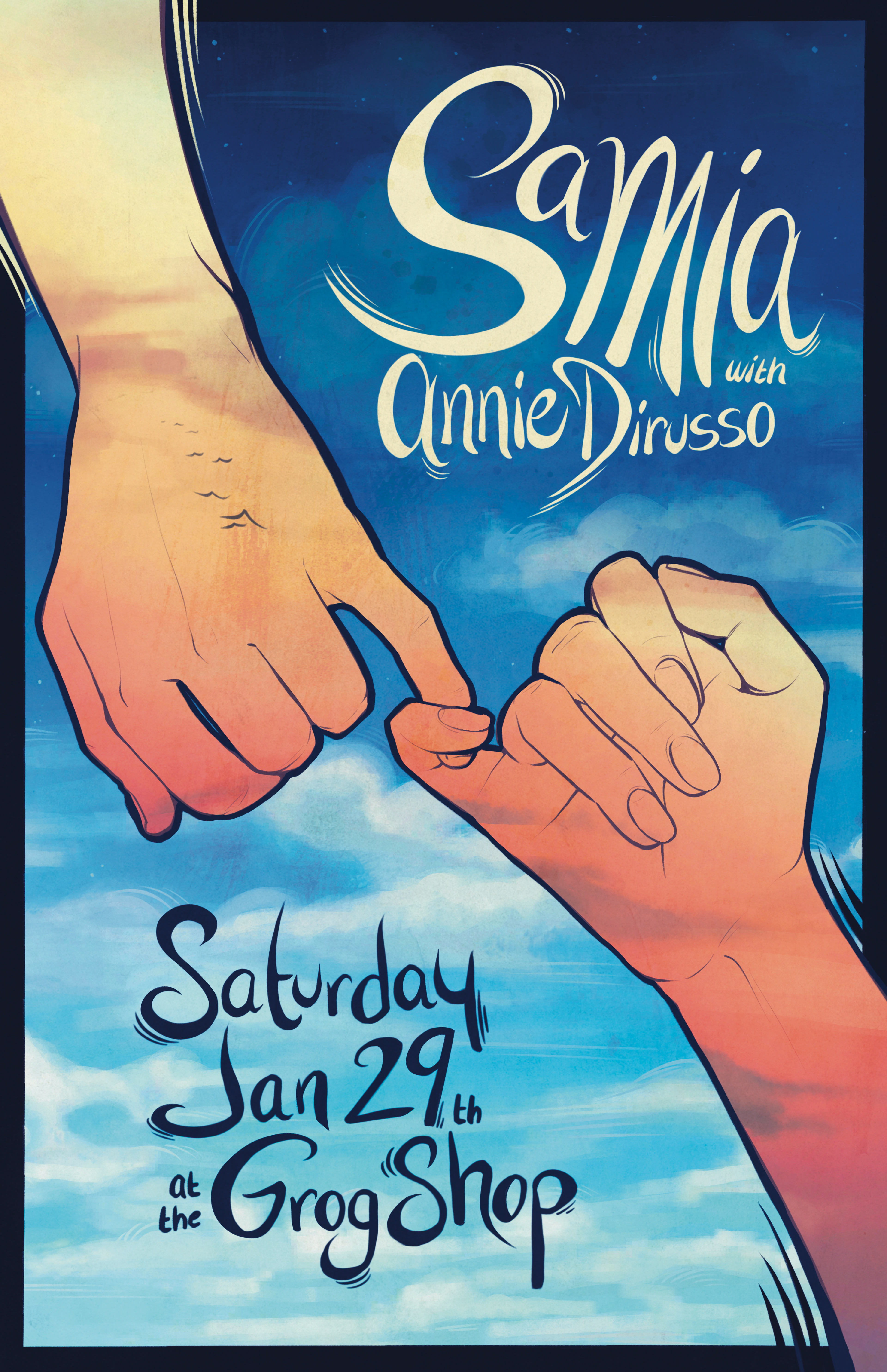 SAMIA AND ANNIE DIRUSSO AT THE GROG SHOP 2022