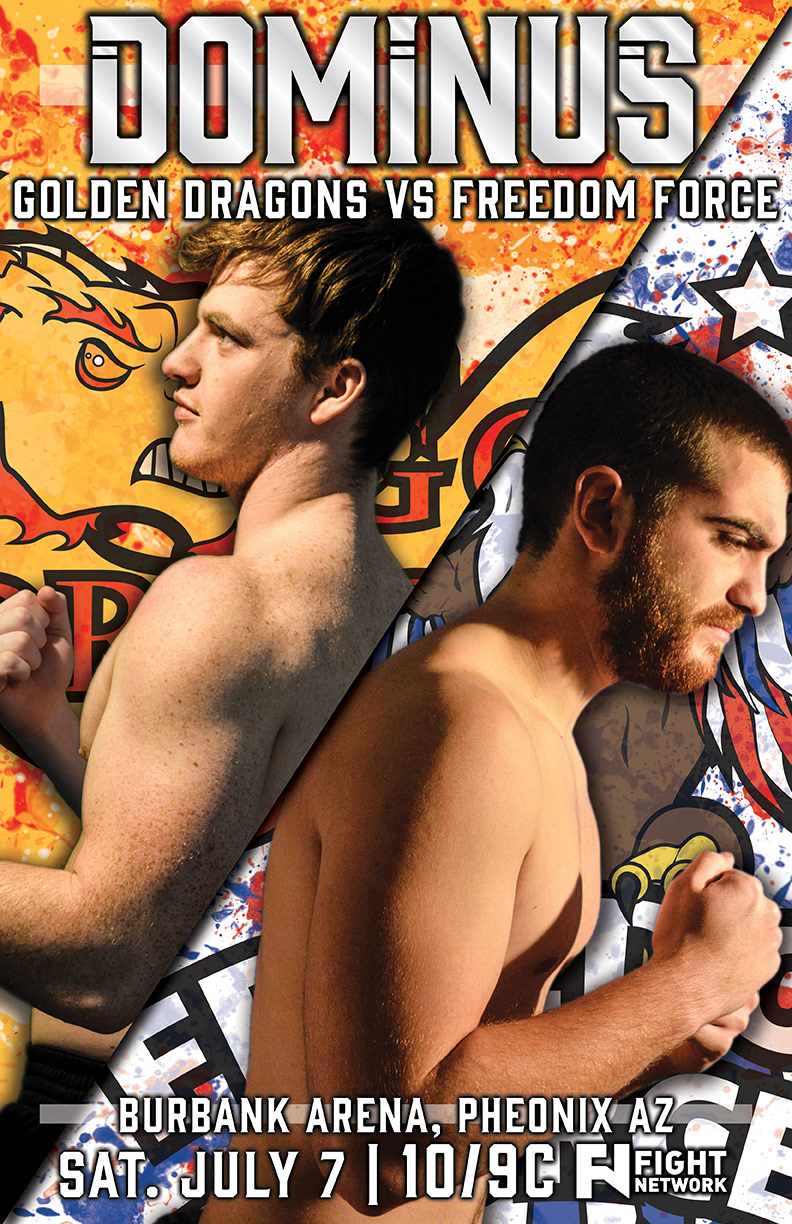 Golden Dragons vs Freedom Force Poster