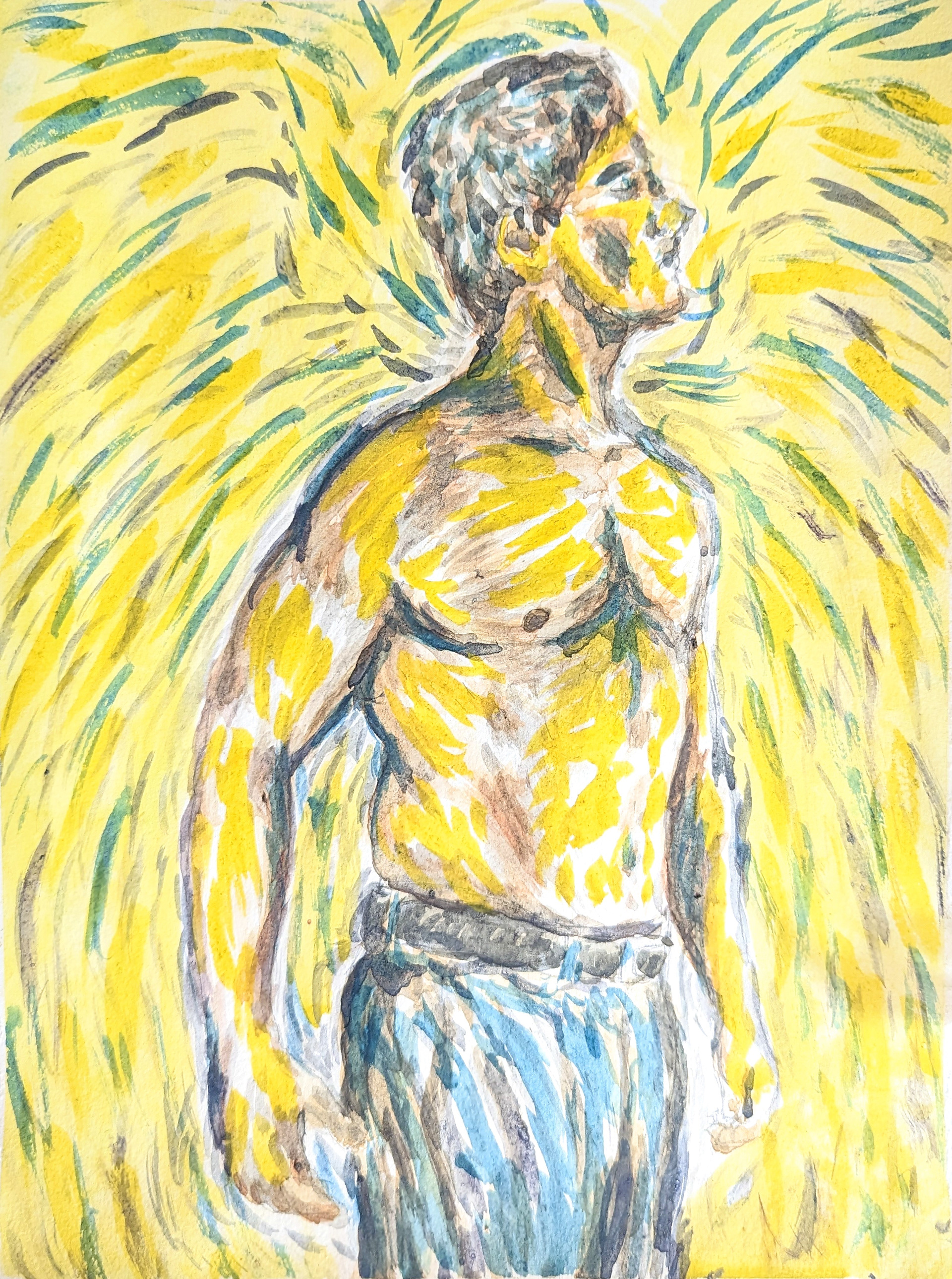 En Lightenment: Watercolor on Paper